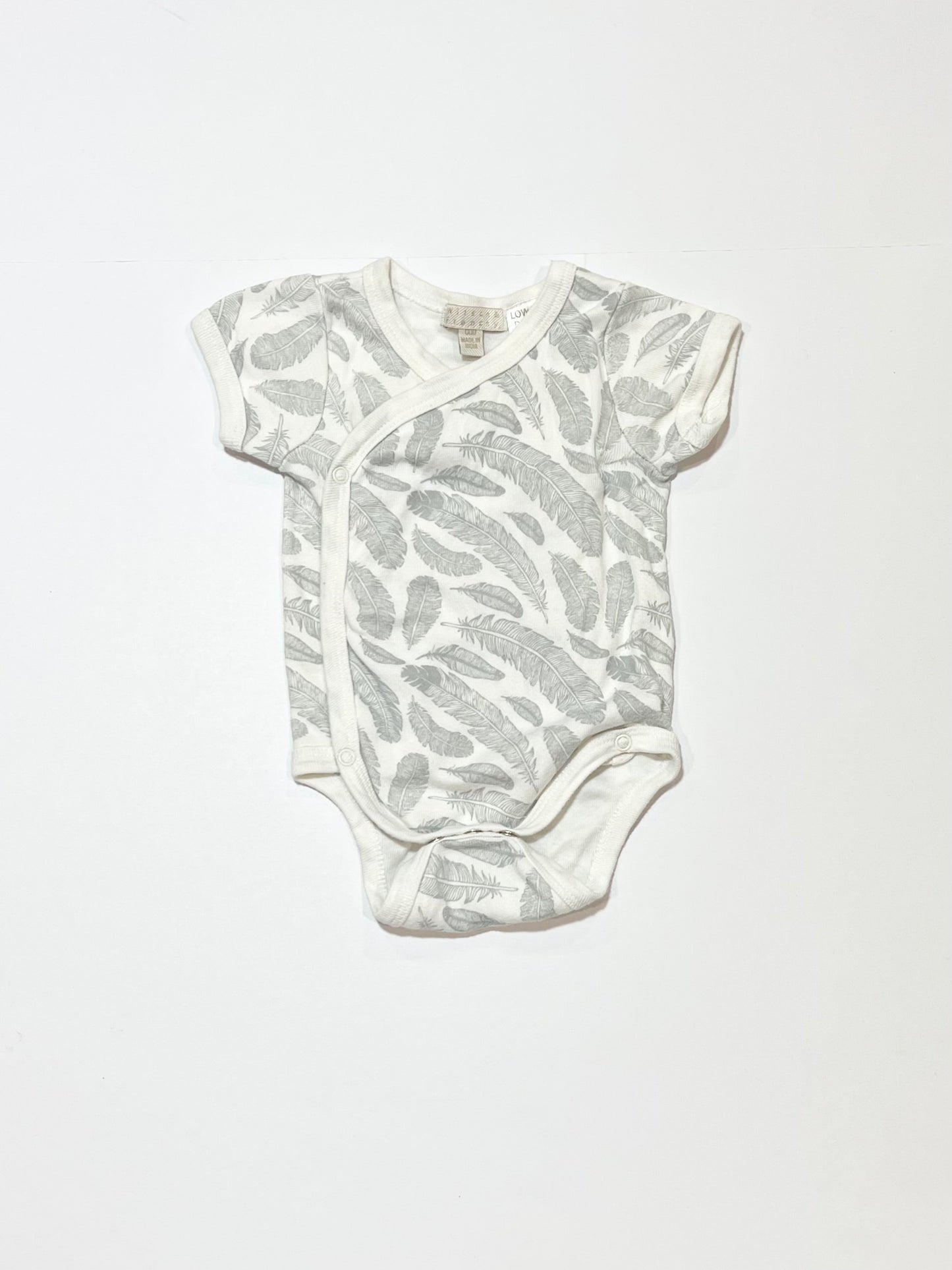 Grey feather bodysuit - Size 000