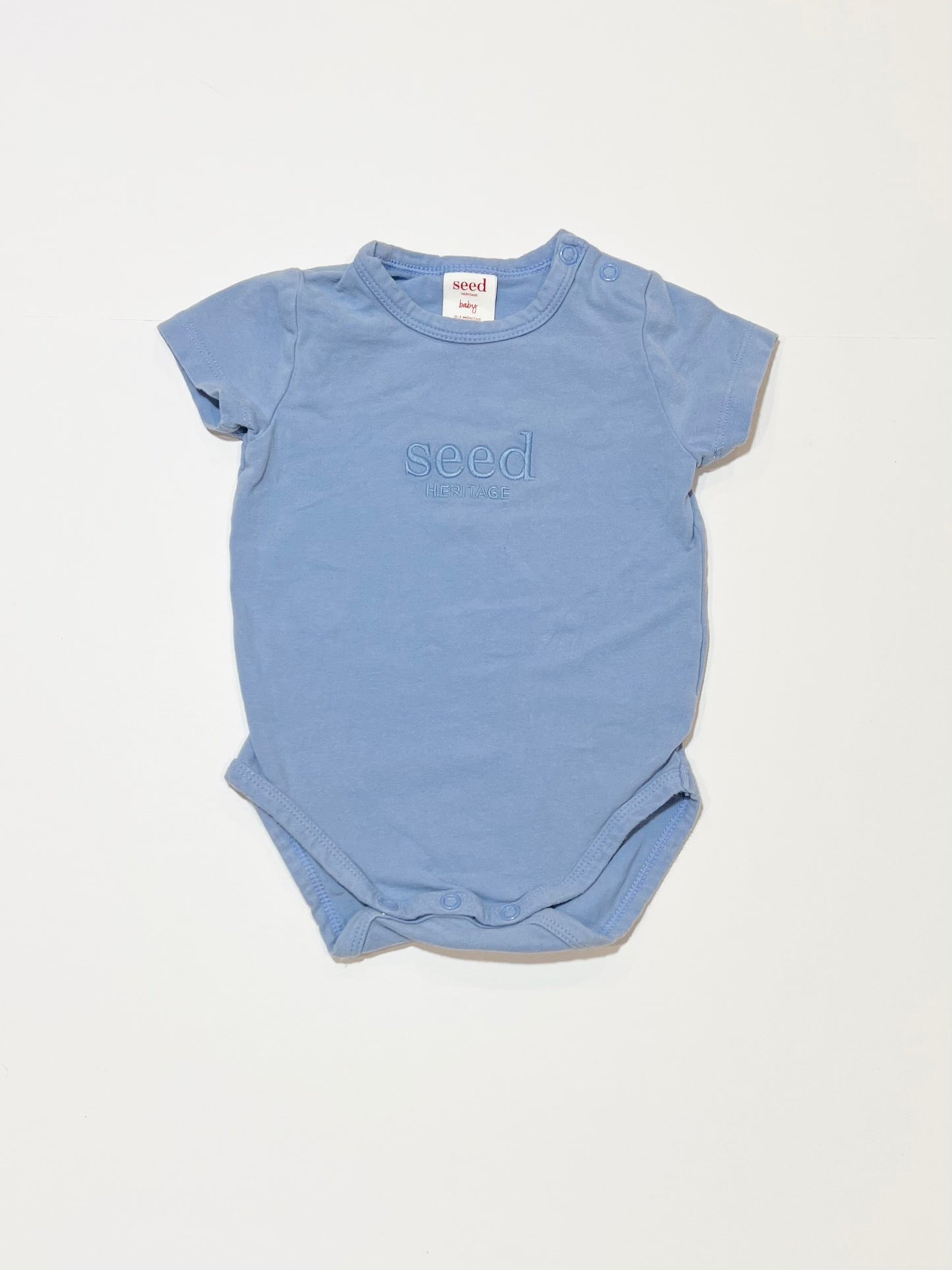 Blue logo bodysuit - Size 000