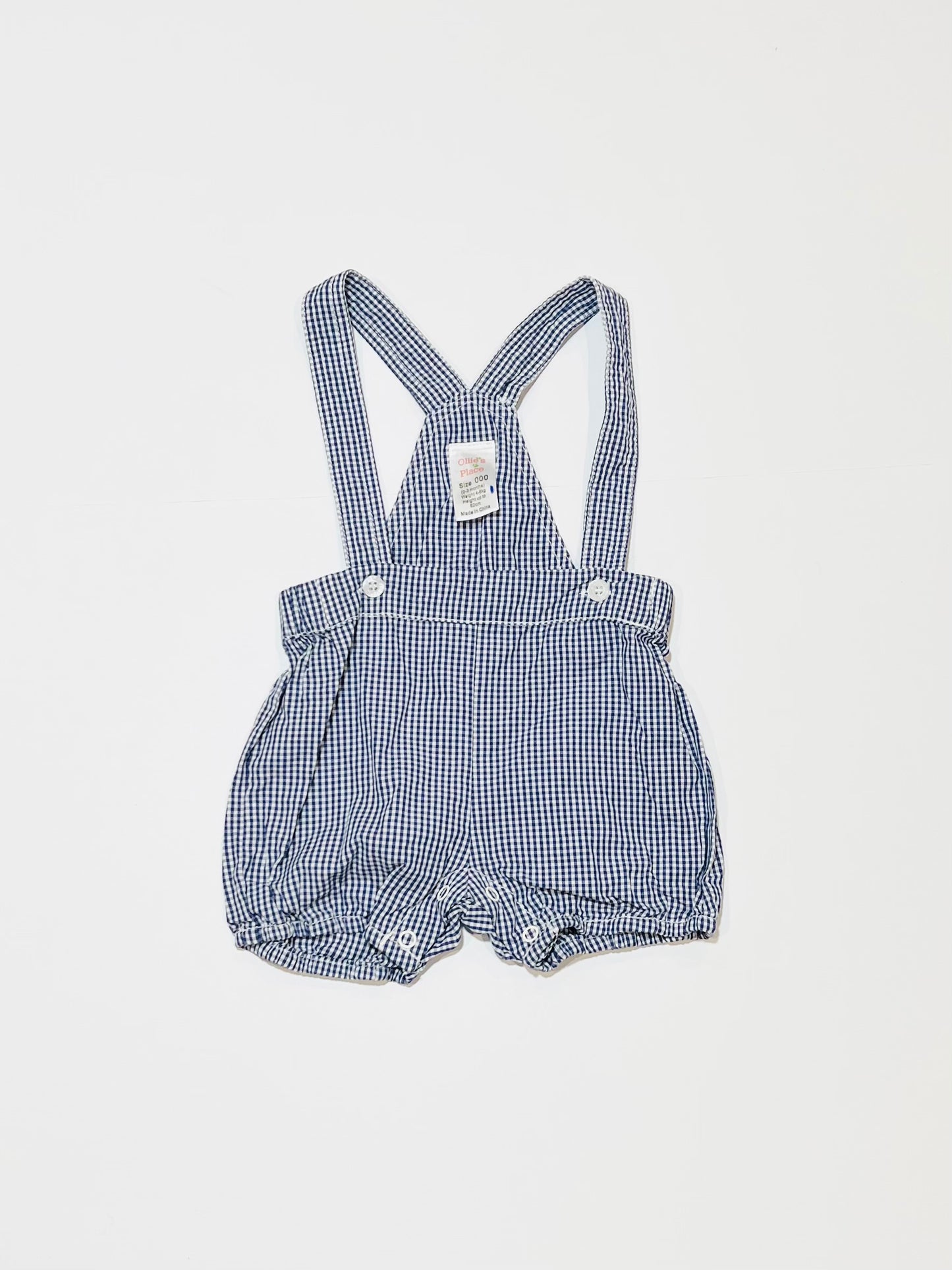 Checkered overalls - Size 000
