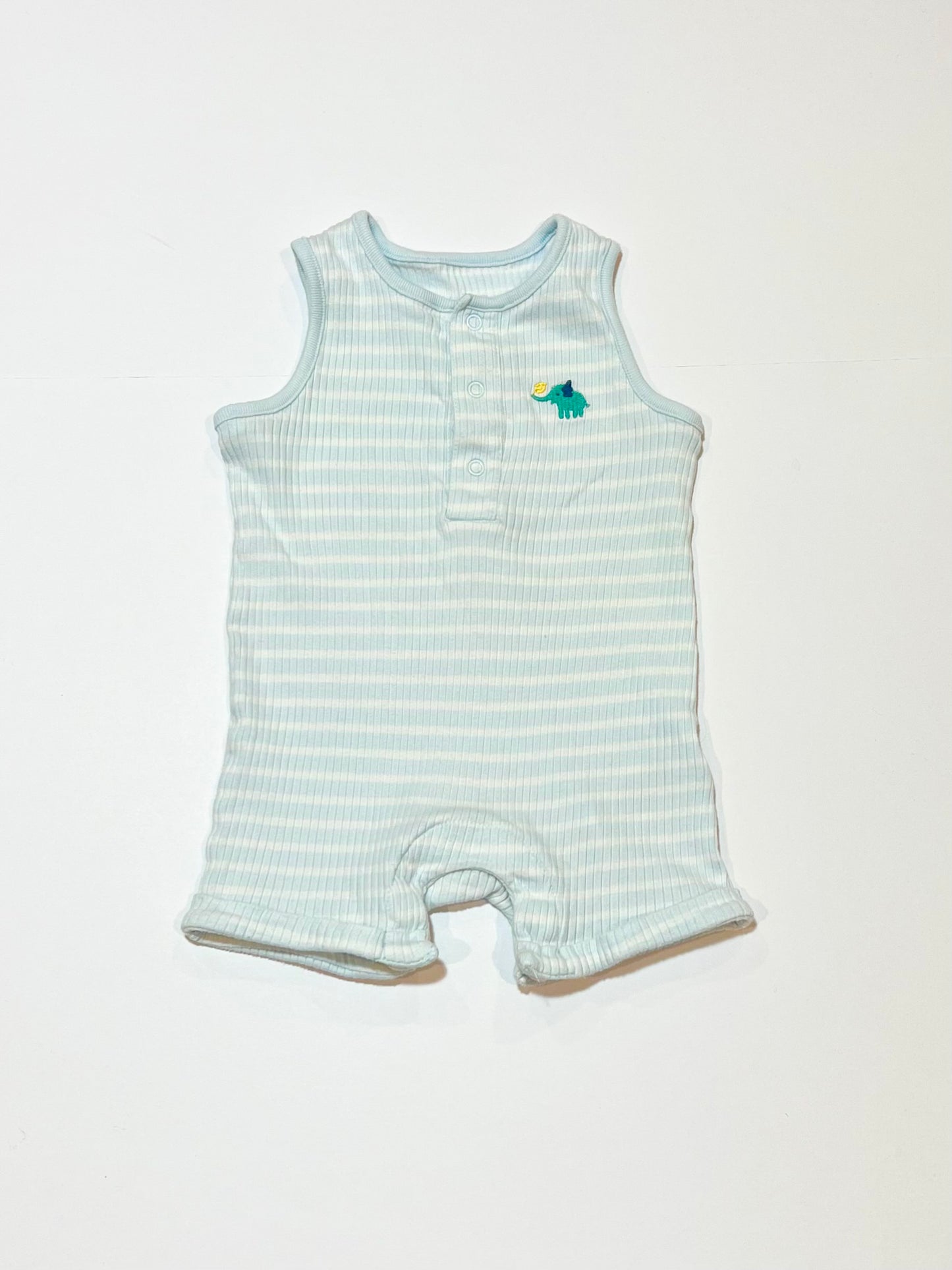 Striped ribbed romper - Size 000