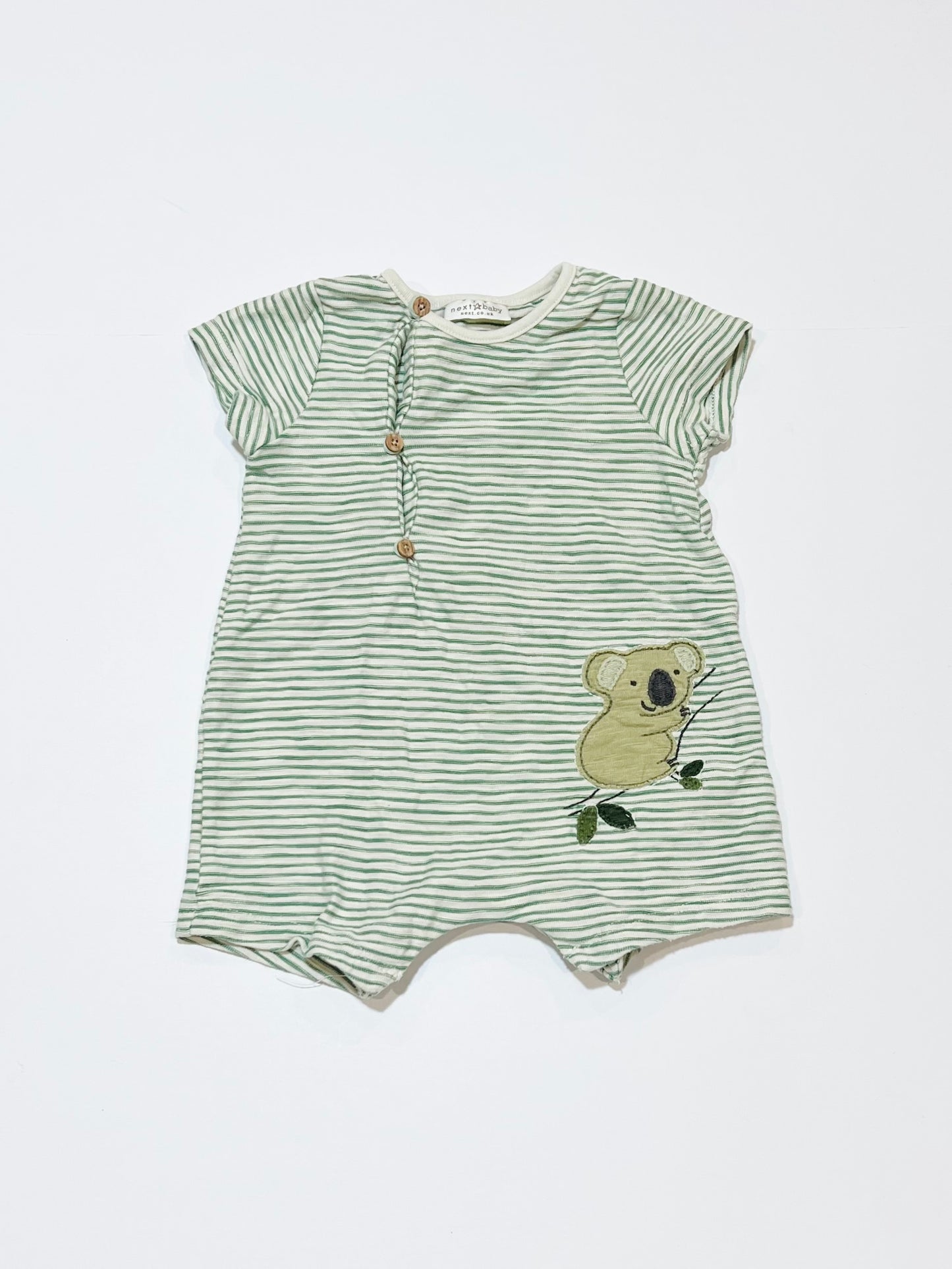 Striped koala romper - Size 000