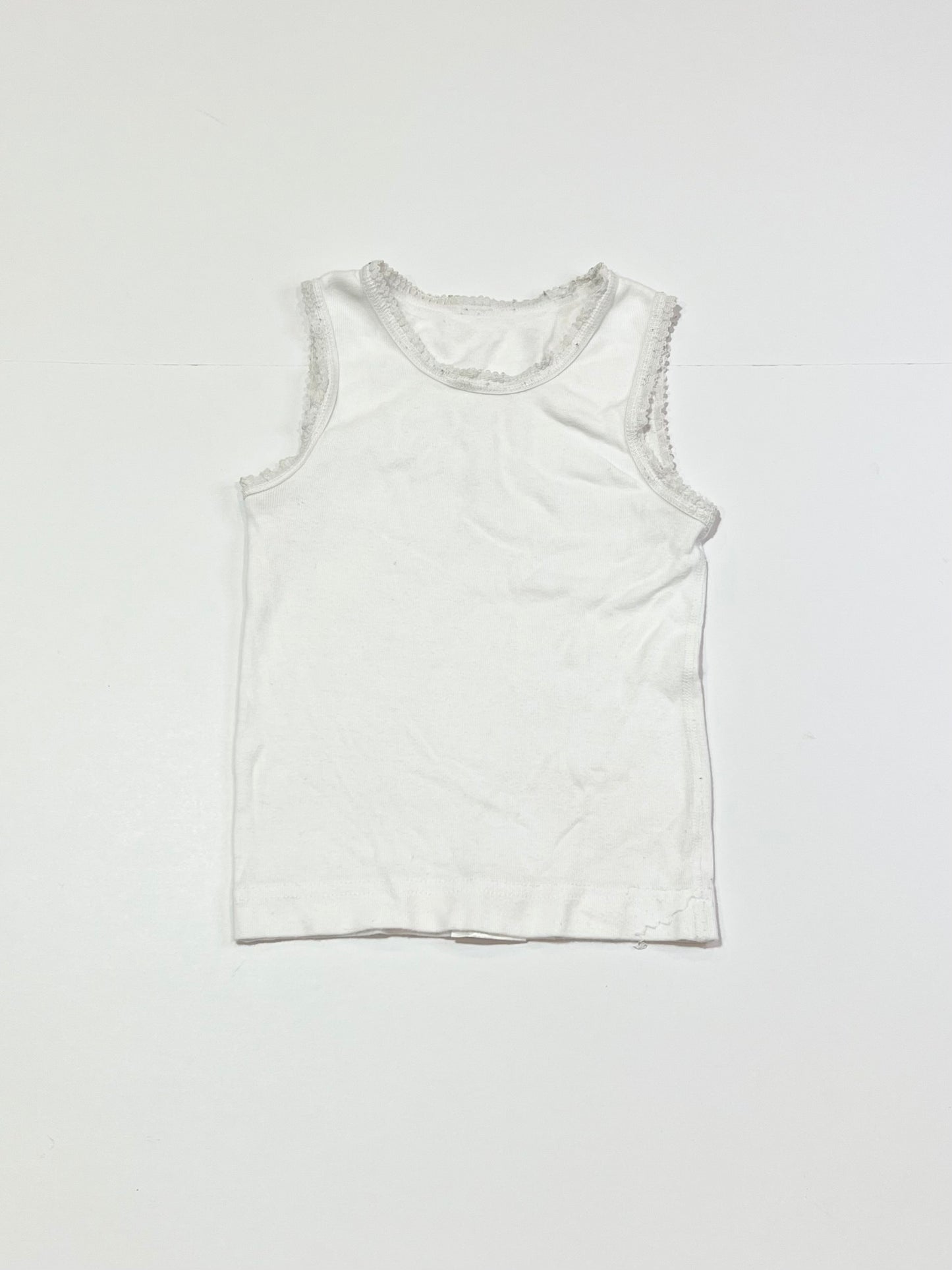 Lace trim singlet - Size 0