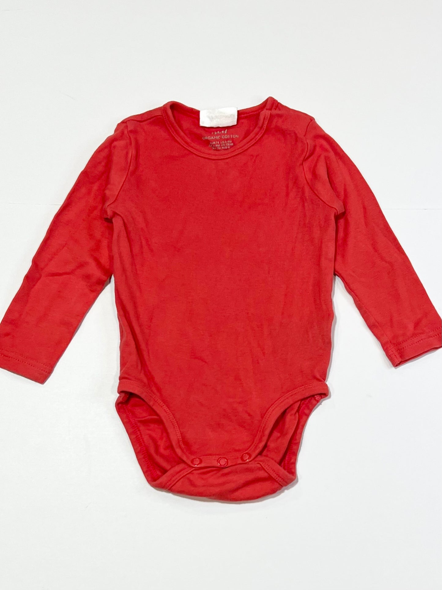Red bodysuit - Size 6-9 months