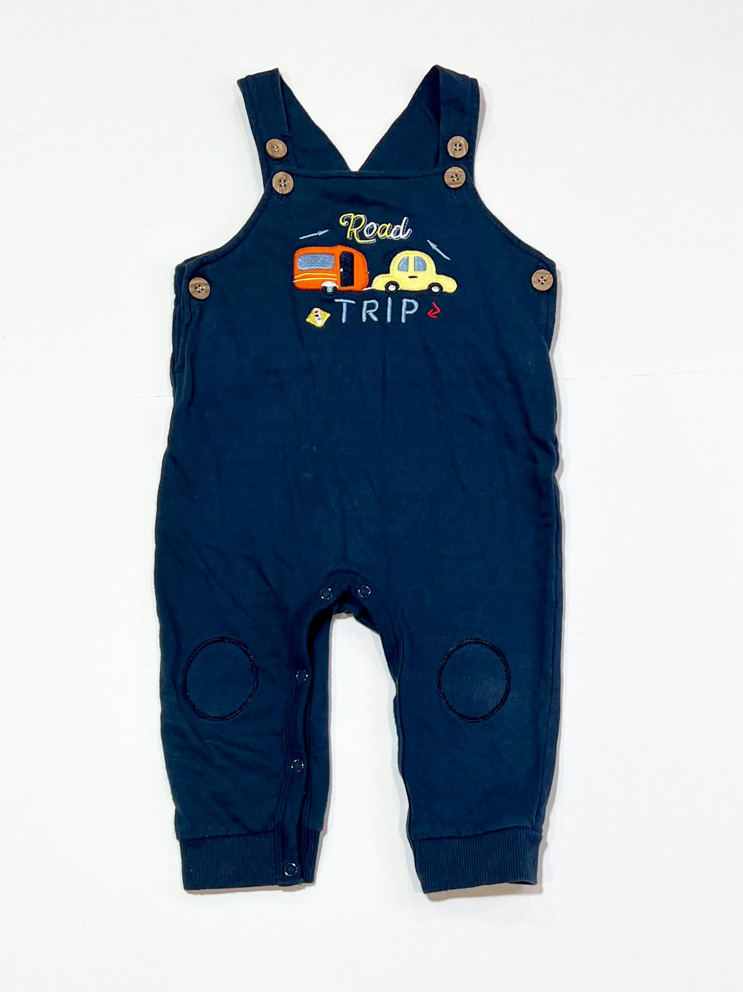 Navy terry overalls - Size 0