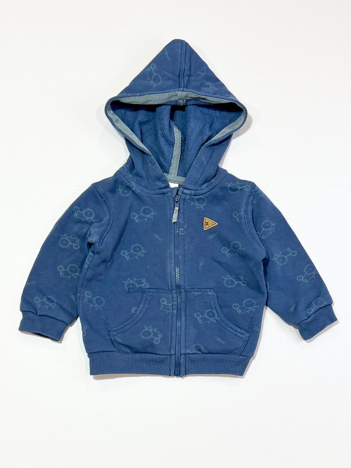Tractors zip hoodie - Size 0