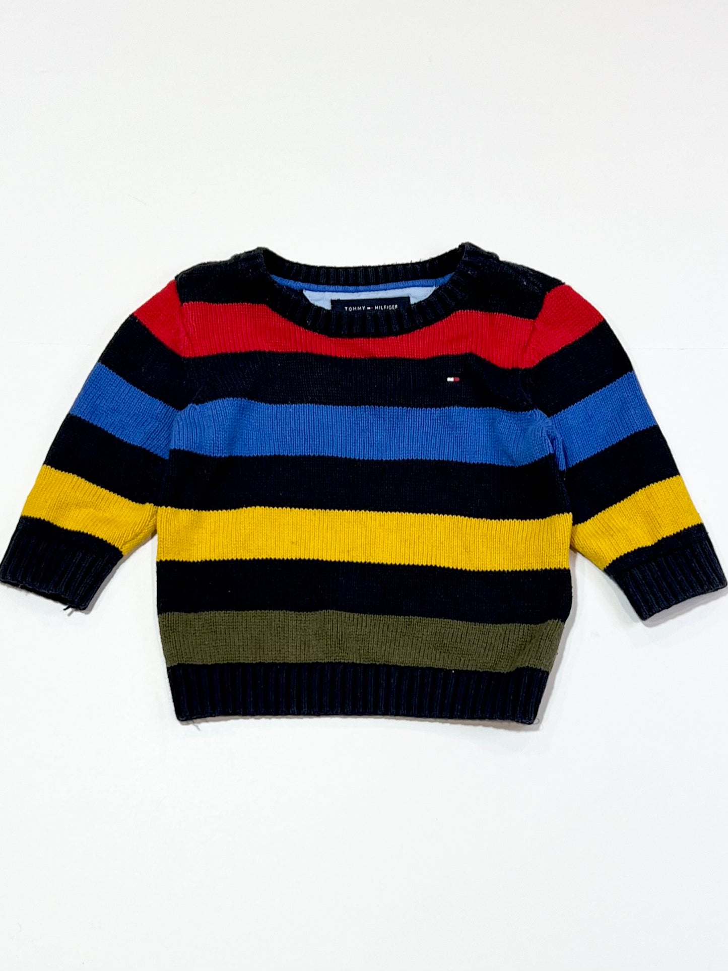 Striped knit jumper - Size 6-9 months