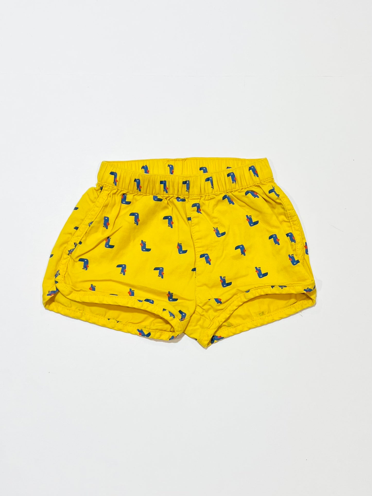Yellow toucan shorts - Size 00