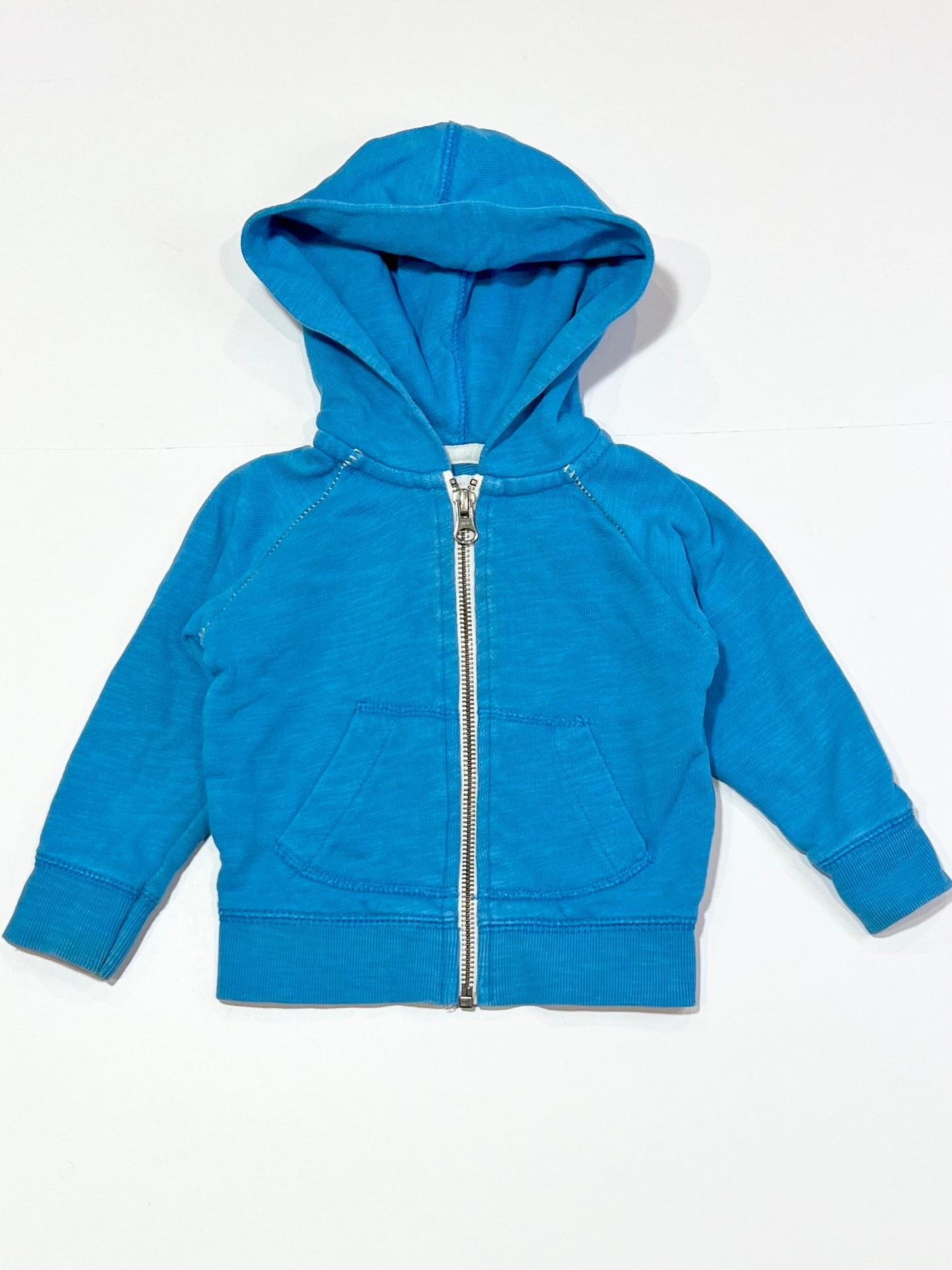 Blue zip hoodie - Size 0