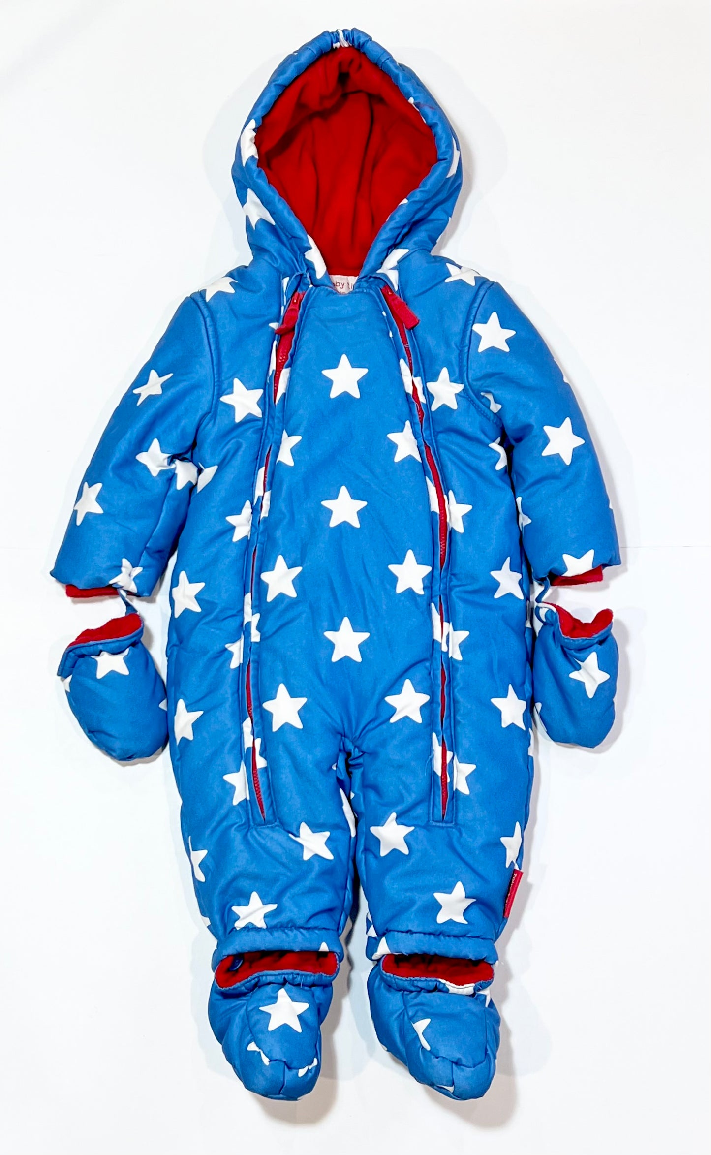 Blue stars coverall - Size 6-9 months