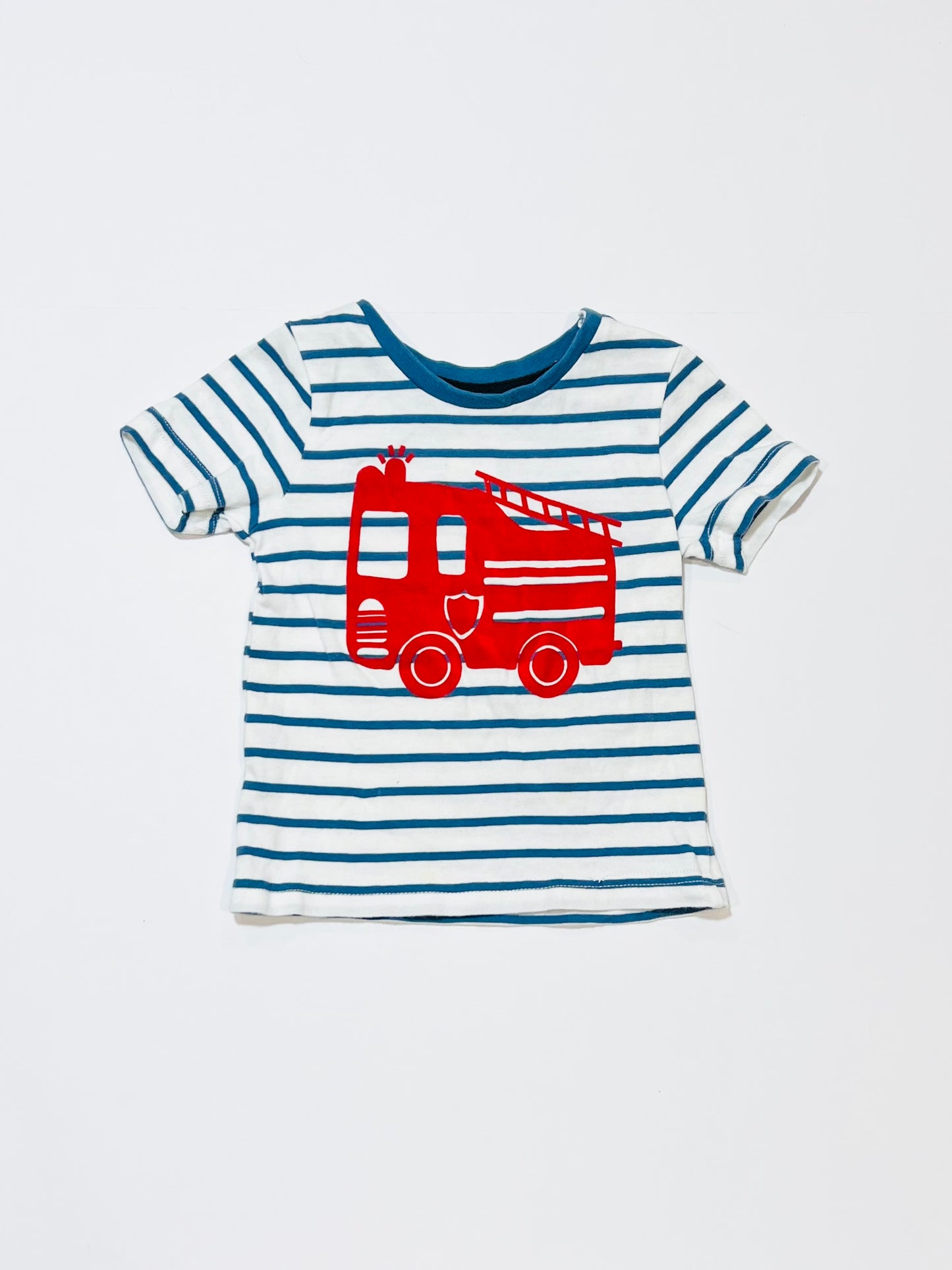 Striped fire truck tee - Size 00