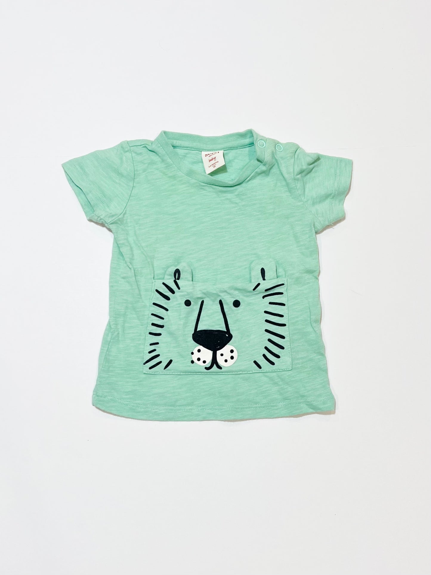 Green lion tee - Size 00