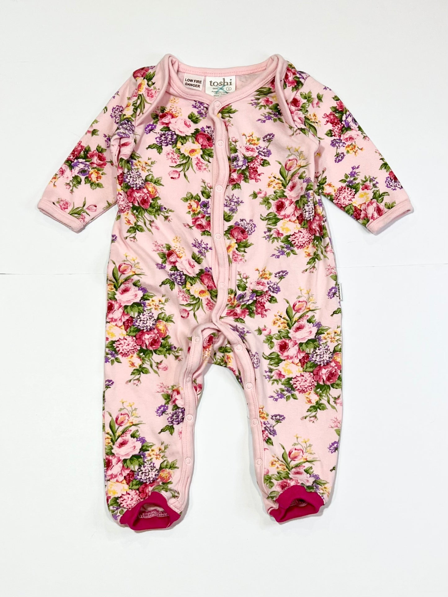 Floral onesie - Size 0
