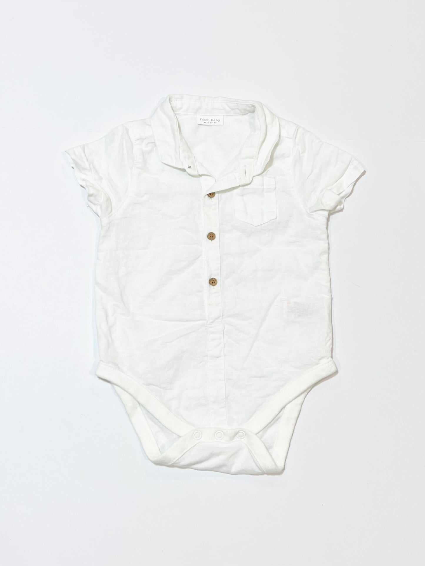Linen shirt bodysuit - Size 00