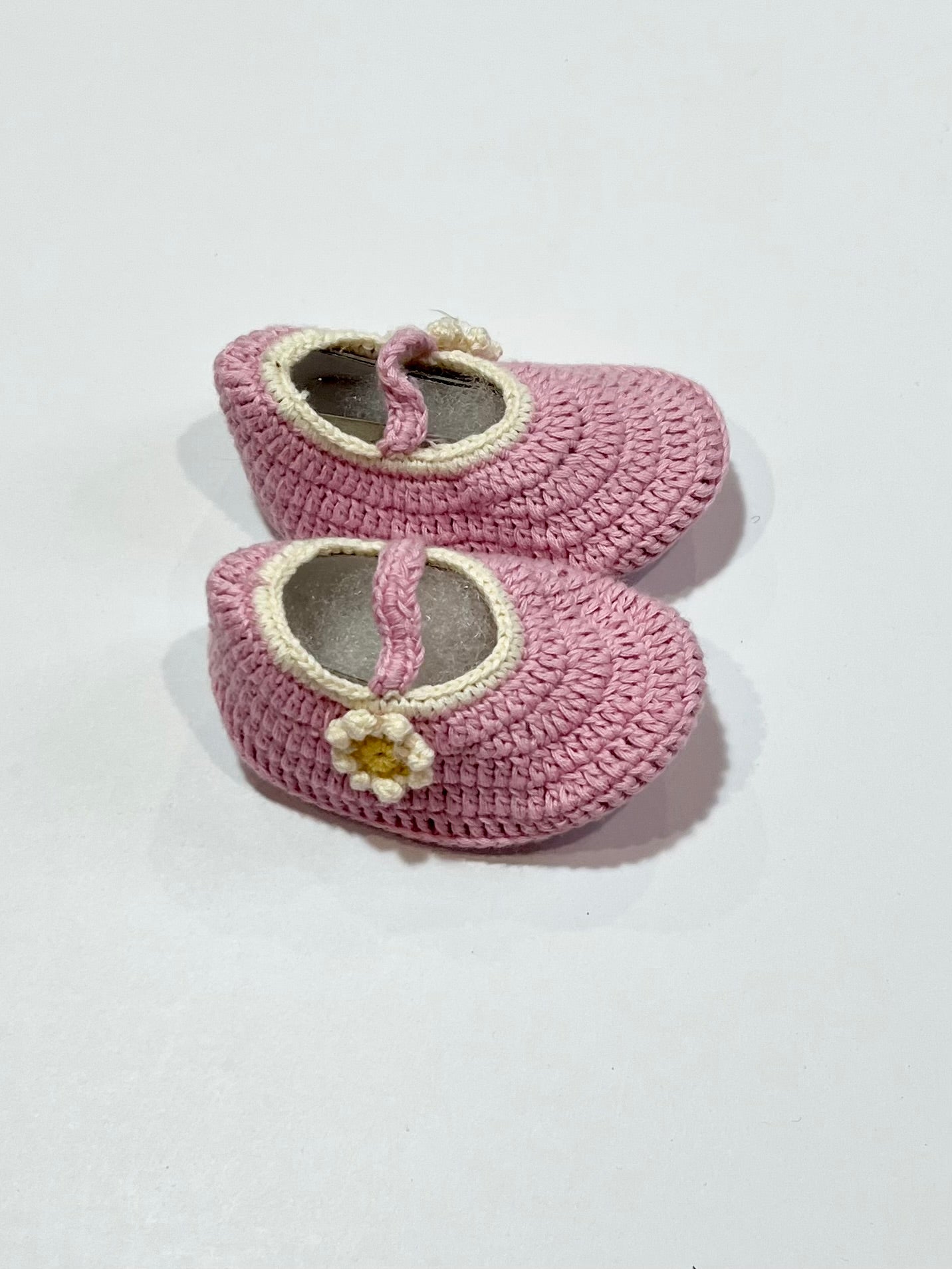 Pink booties brand new - Size 0-6 months