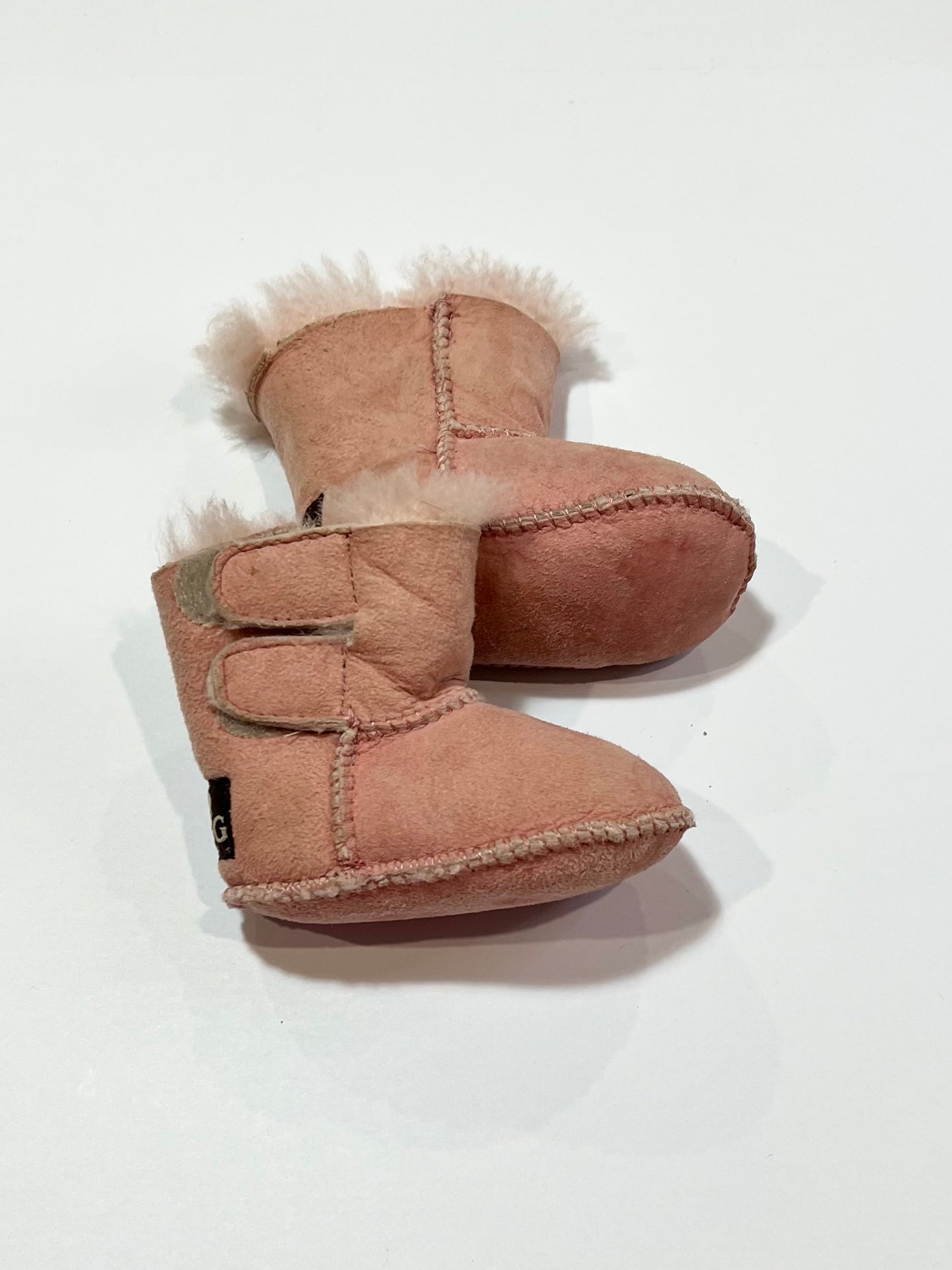 Pink ugg boots - Size 0-6 months