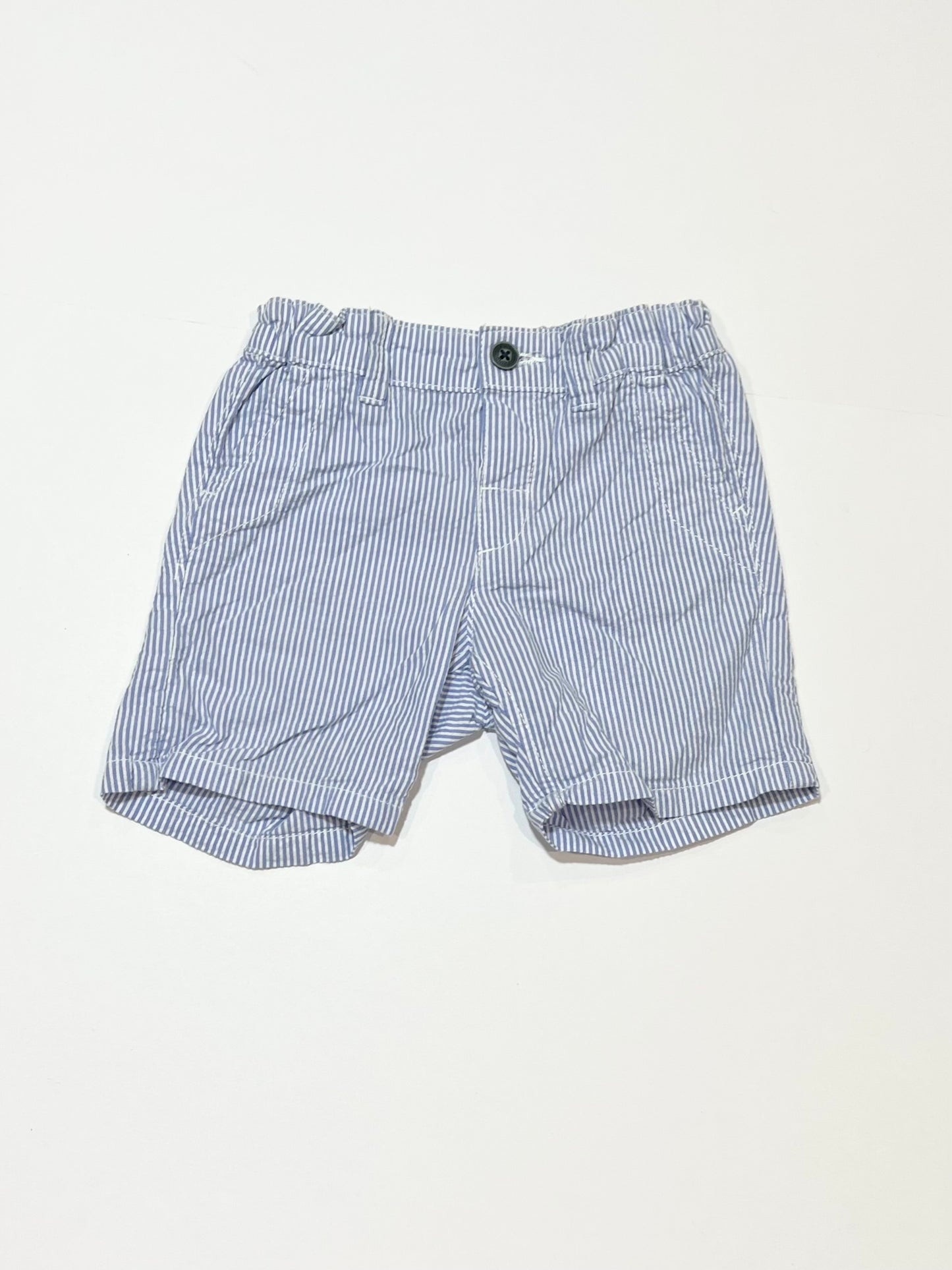 Striped cotton shorts - Size 6-9 months