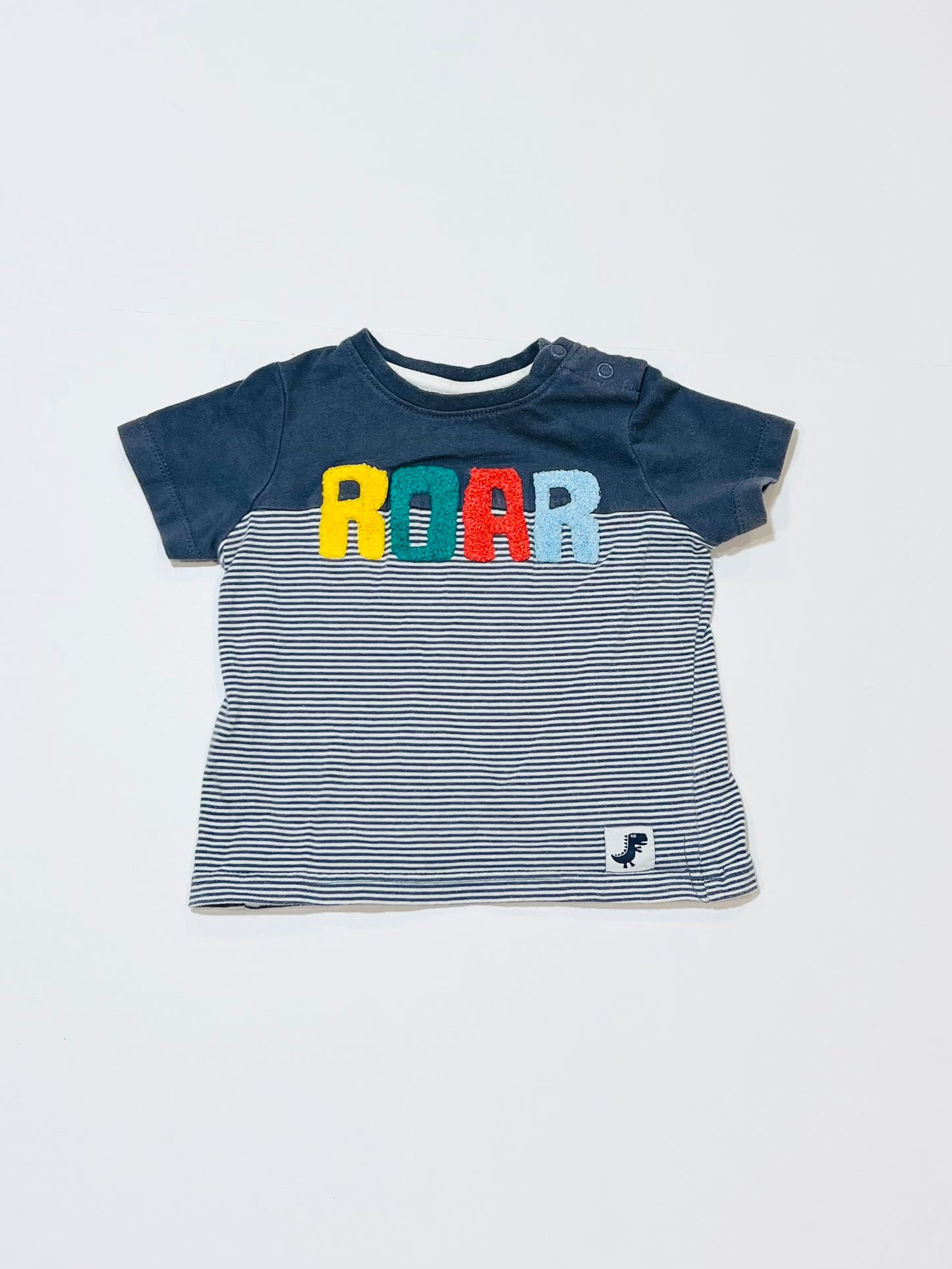 Striped ROAR tee - Size 0
