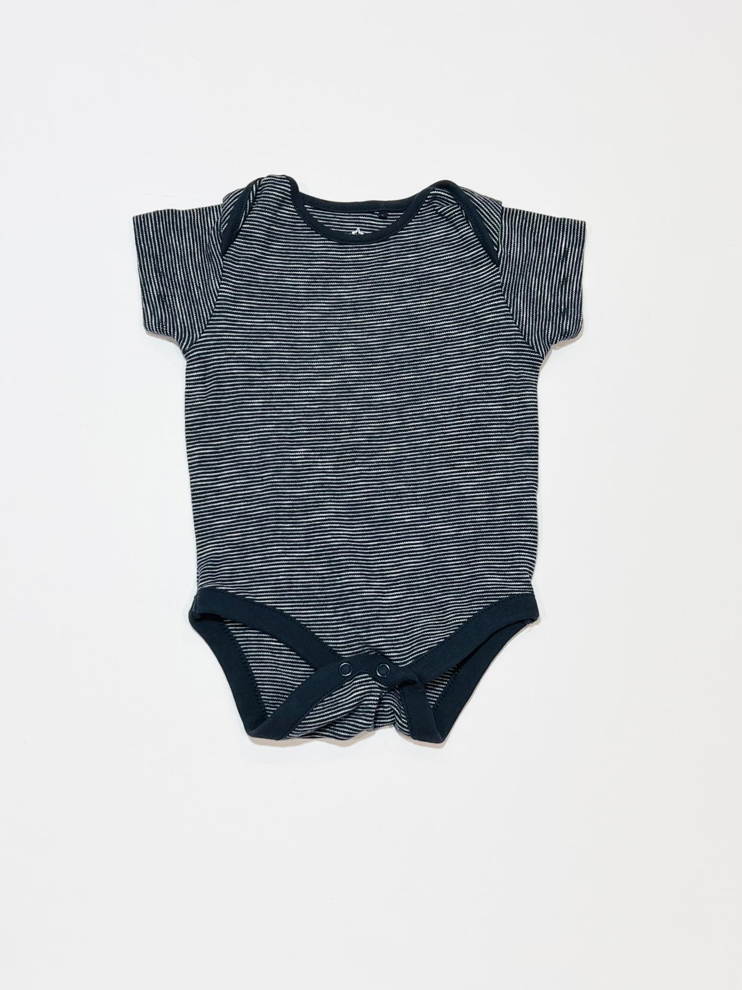 Navy striped bodysuit - Size 6-9 months
