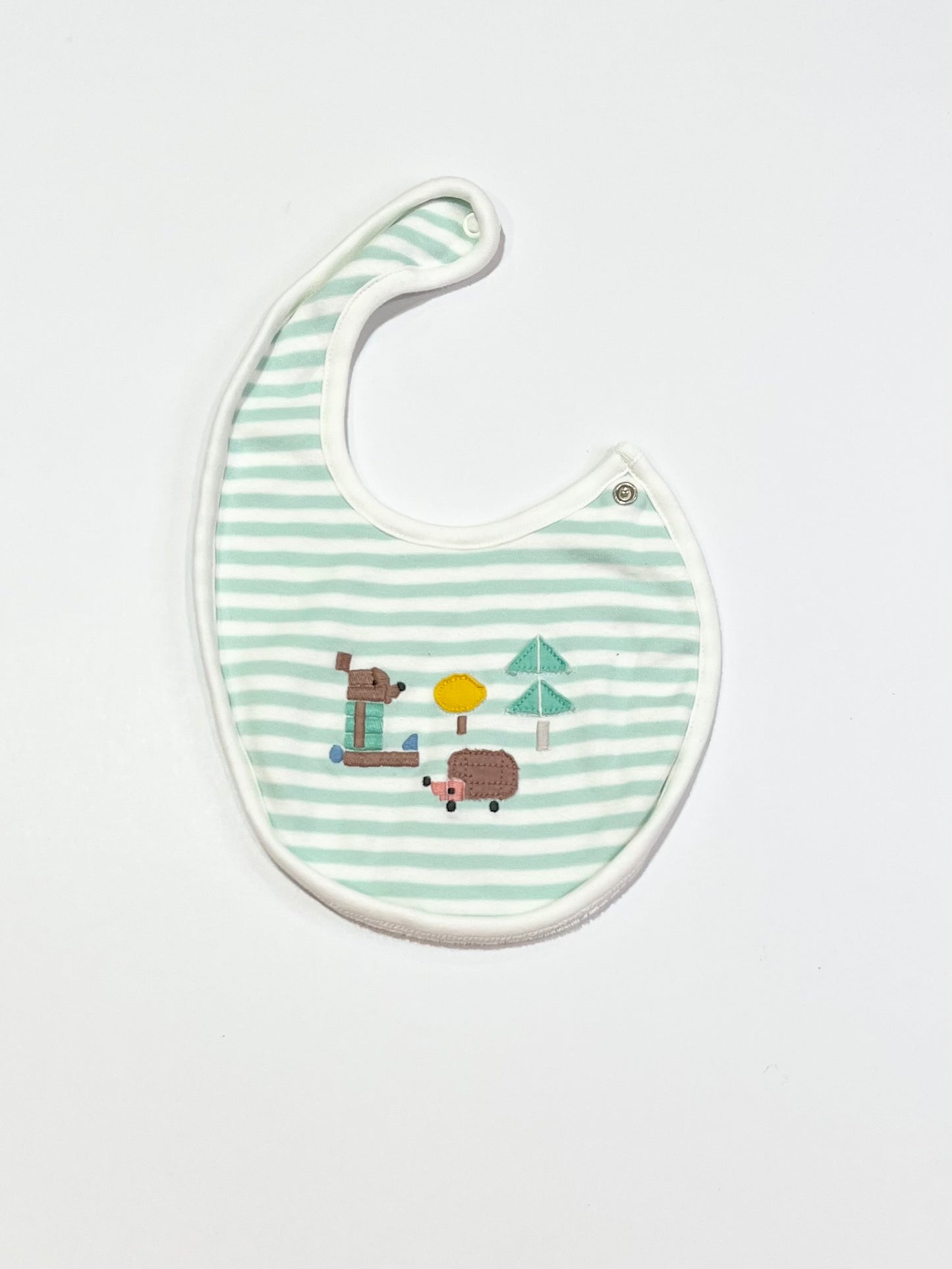 Striped animals bib - One size
