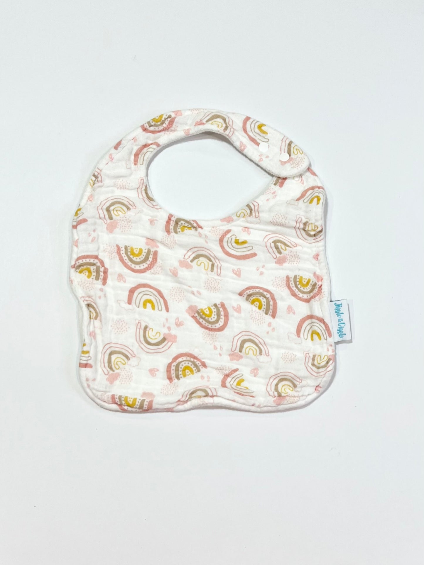 Muslin rainbows bib - One size