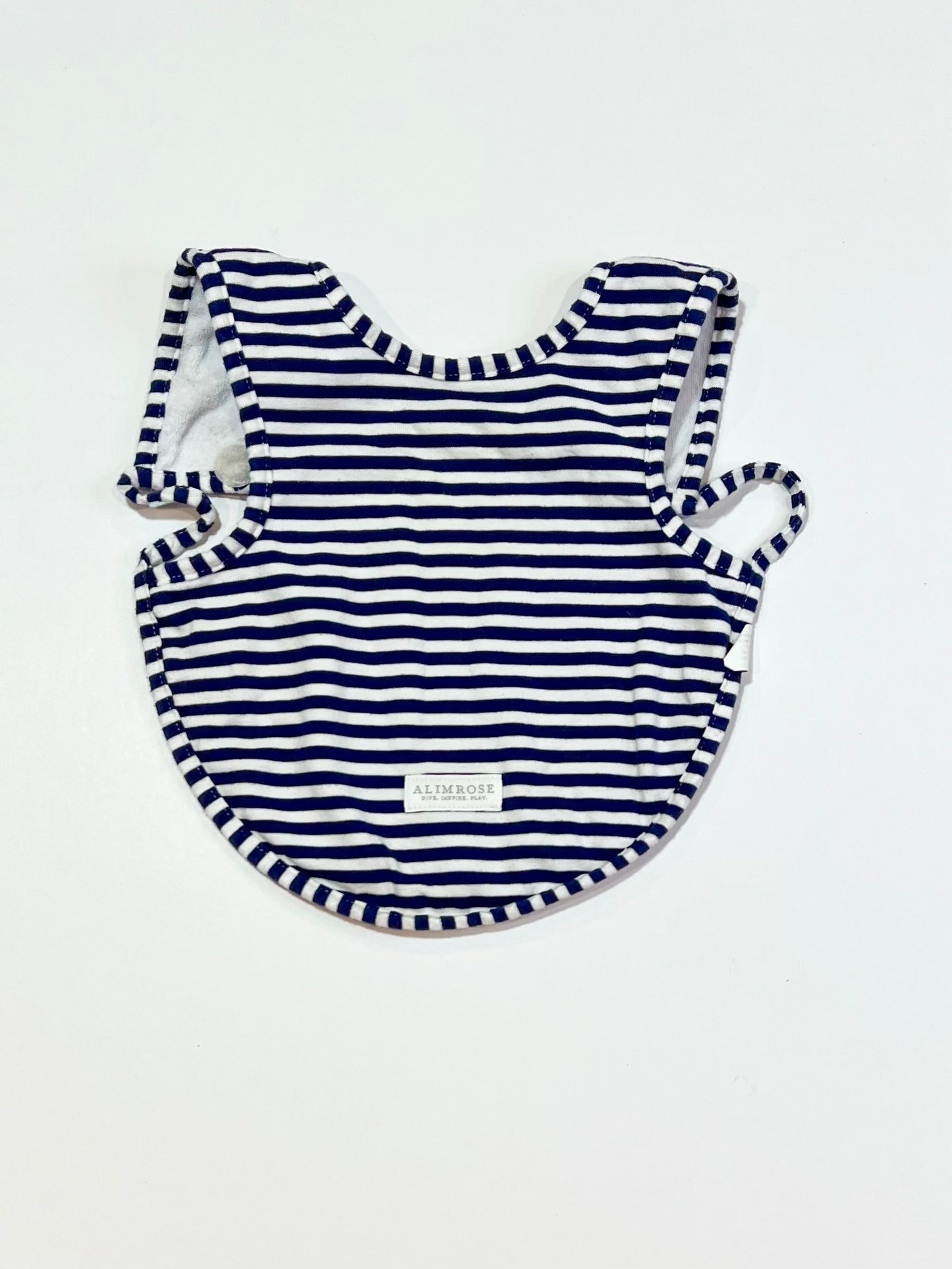 Striped pull-over bib - One size