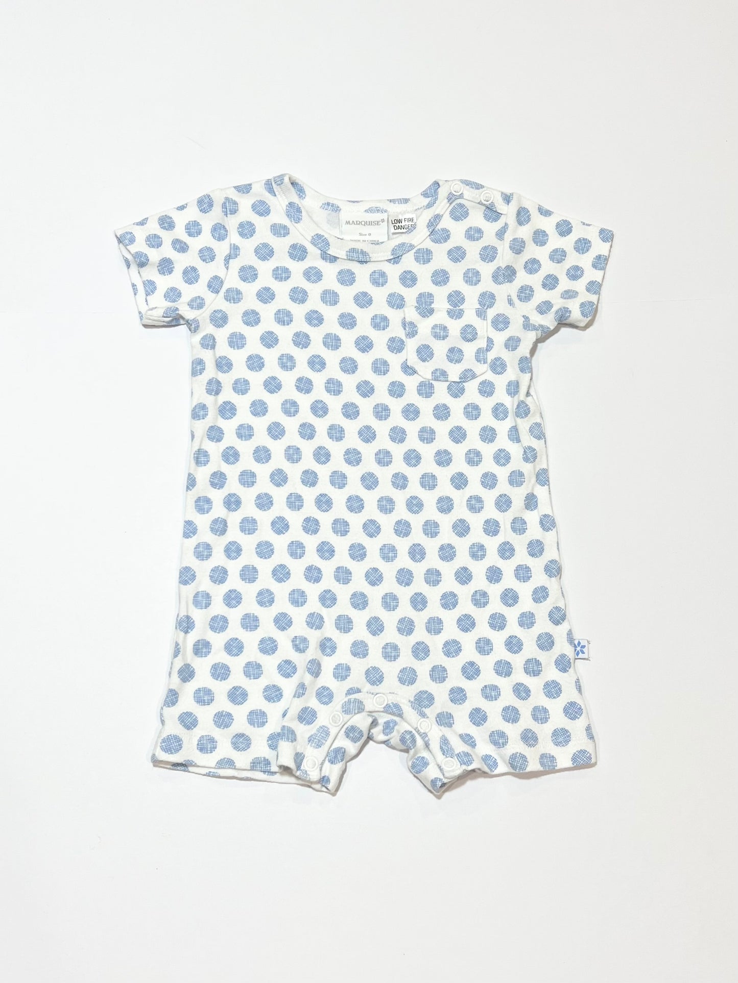 Blue spot romper - Size 0