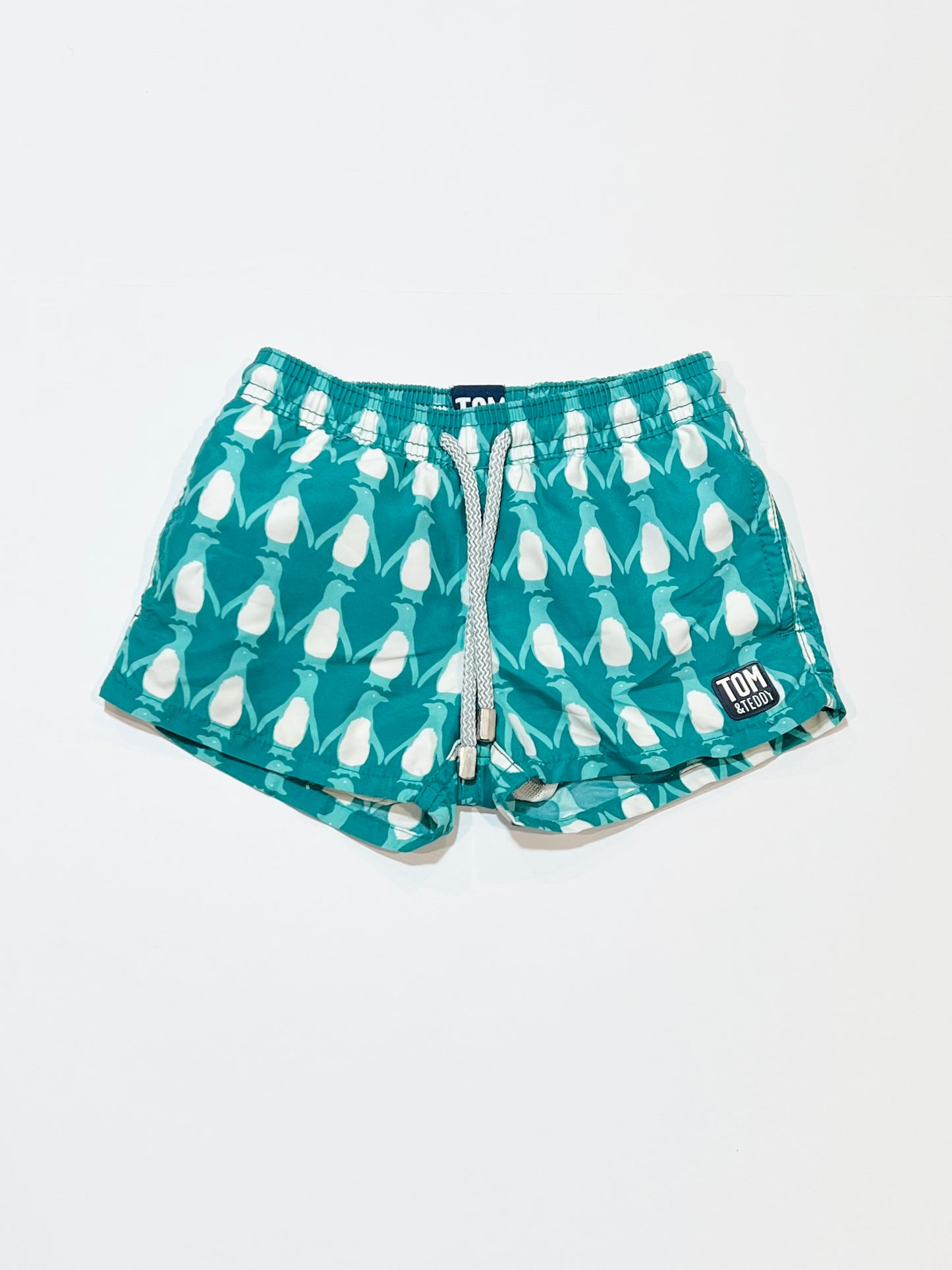Green penguin boardies - Size 1-2