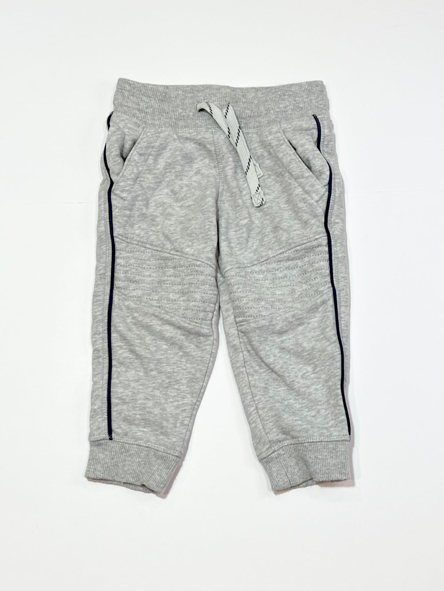 Grey panelled trackies - Size 2