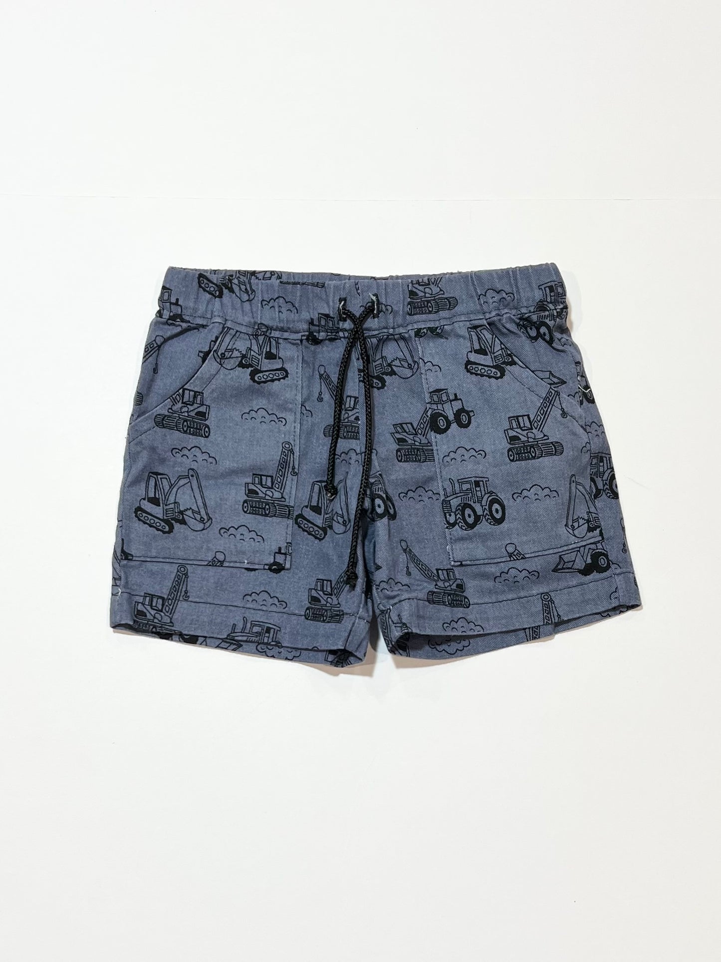 Diggers and tractors shorts - Size 1