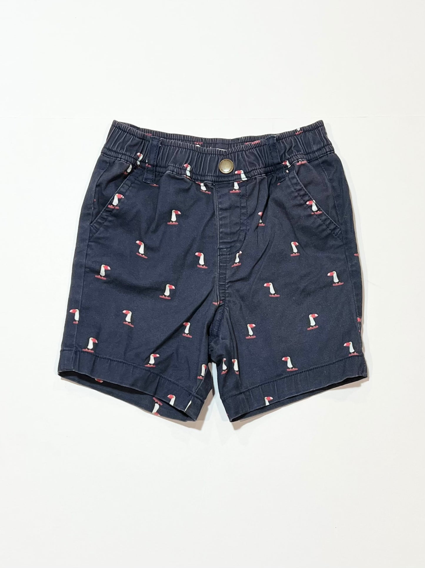 Navy toucan shorts - Size 1
