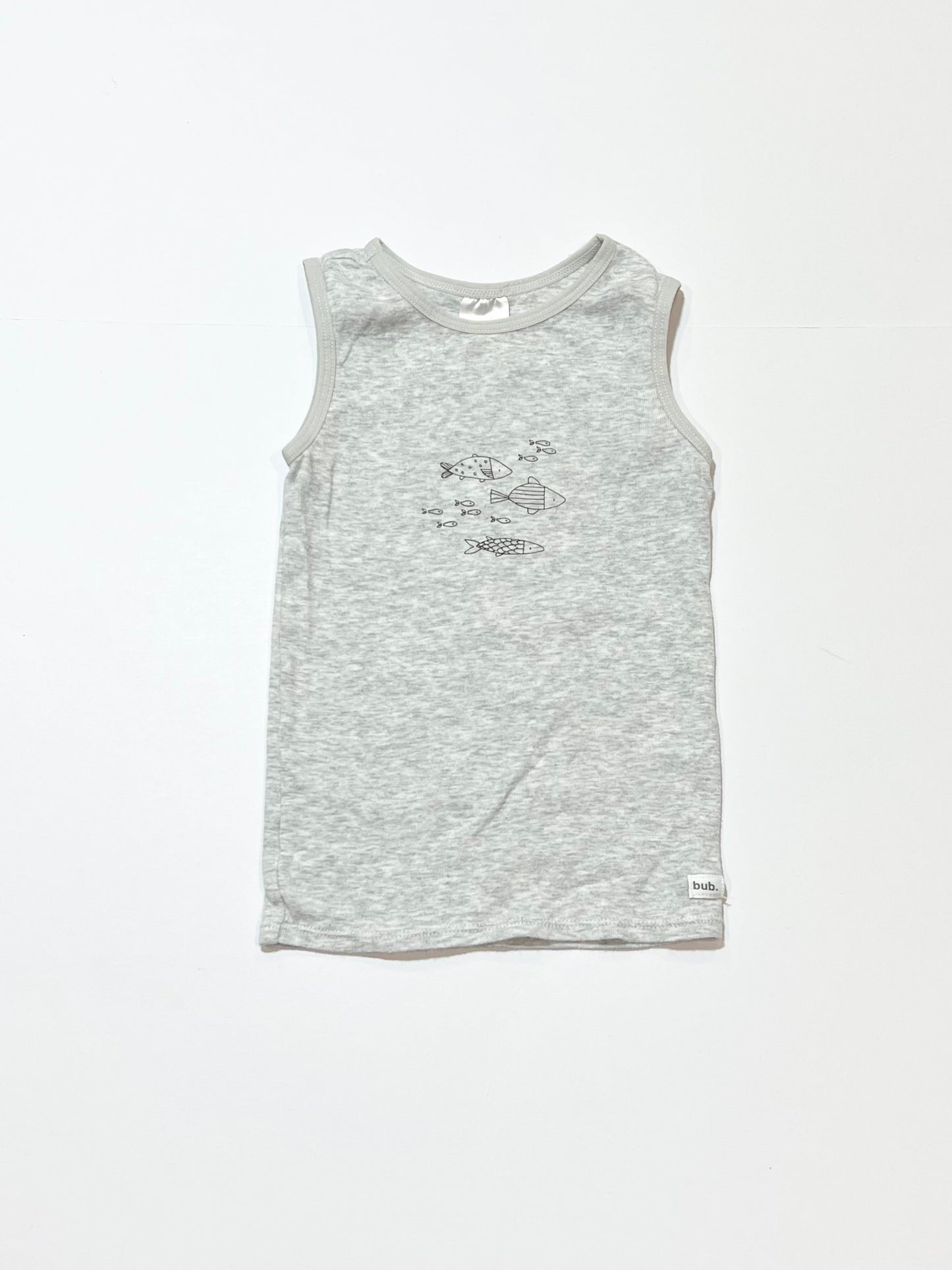 Grey fish singlet - Size 1