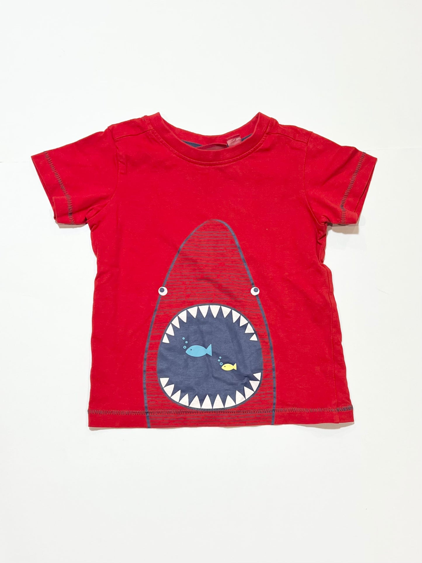 Red shark tee - Size 1