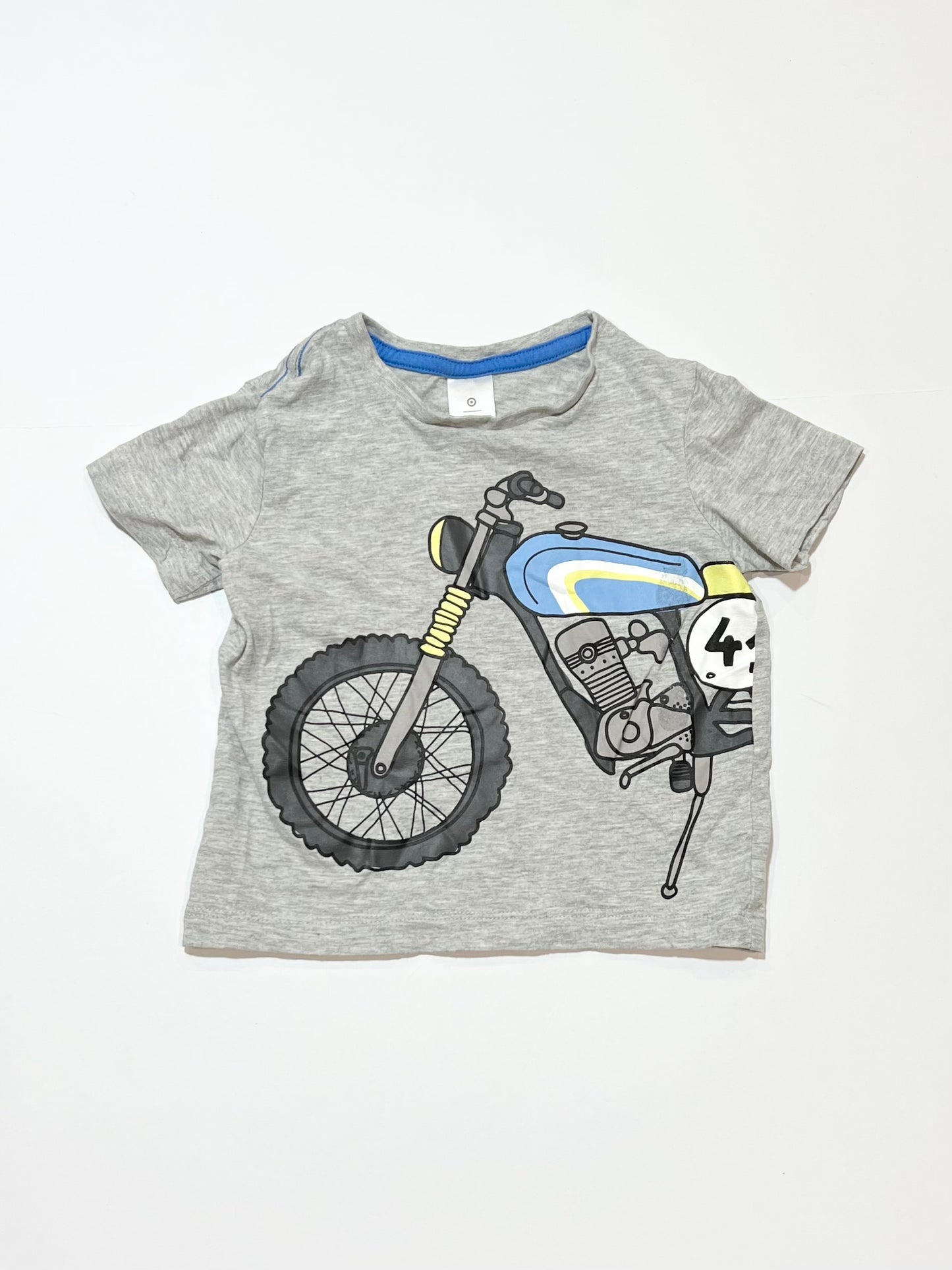 Grey motorbike tee - Size 1