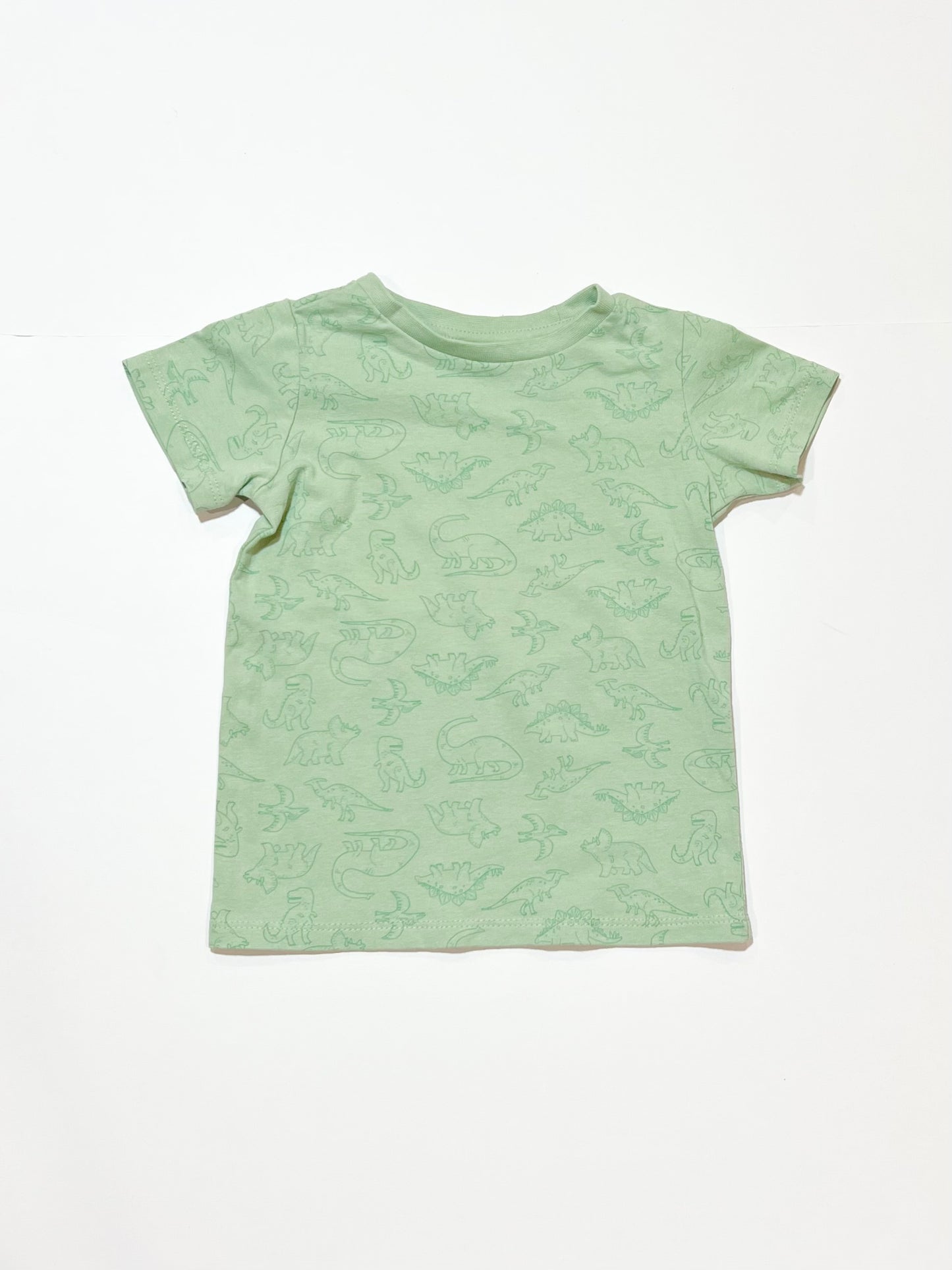 Green dinosaurs tee - Size 1