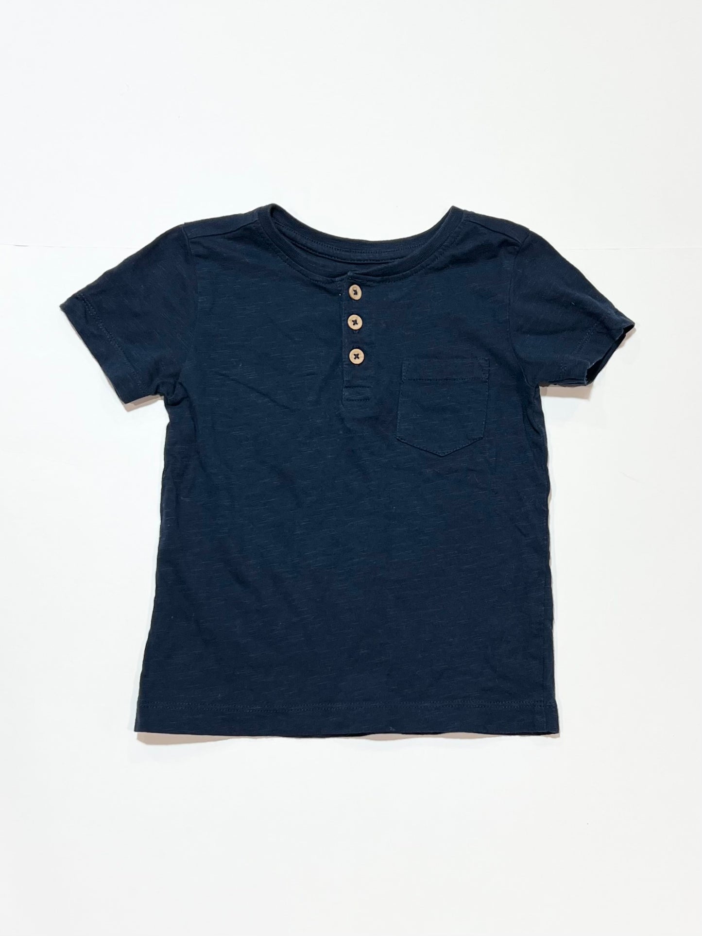 Navy henley tee - Size 1