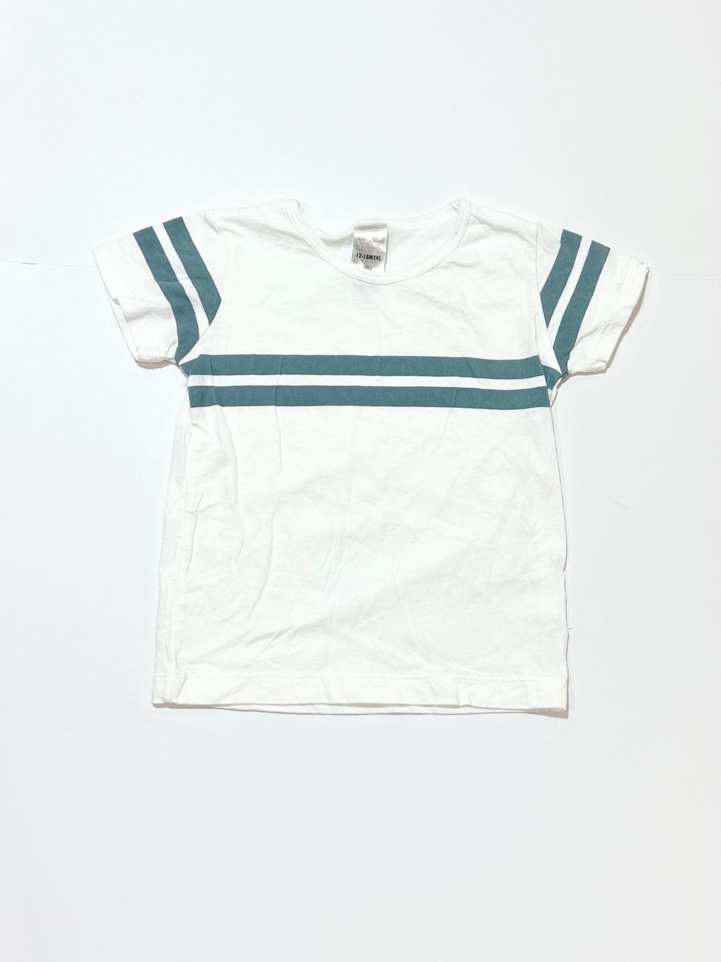 White striped tee - Size 1