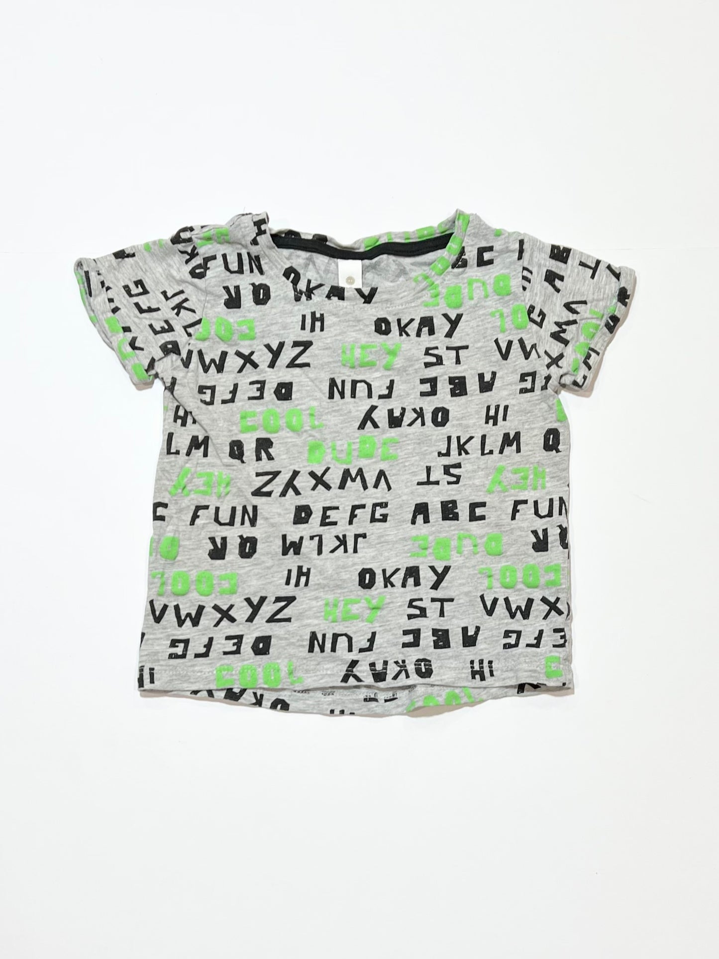 Grey words tee - Size 1
