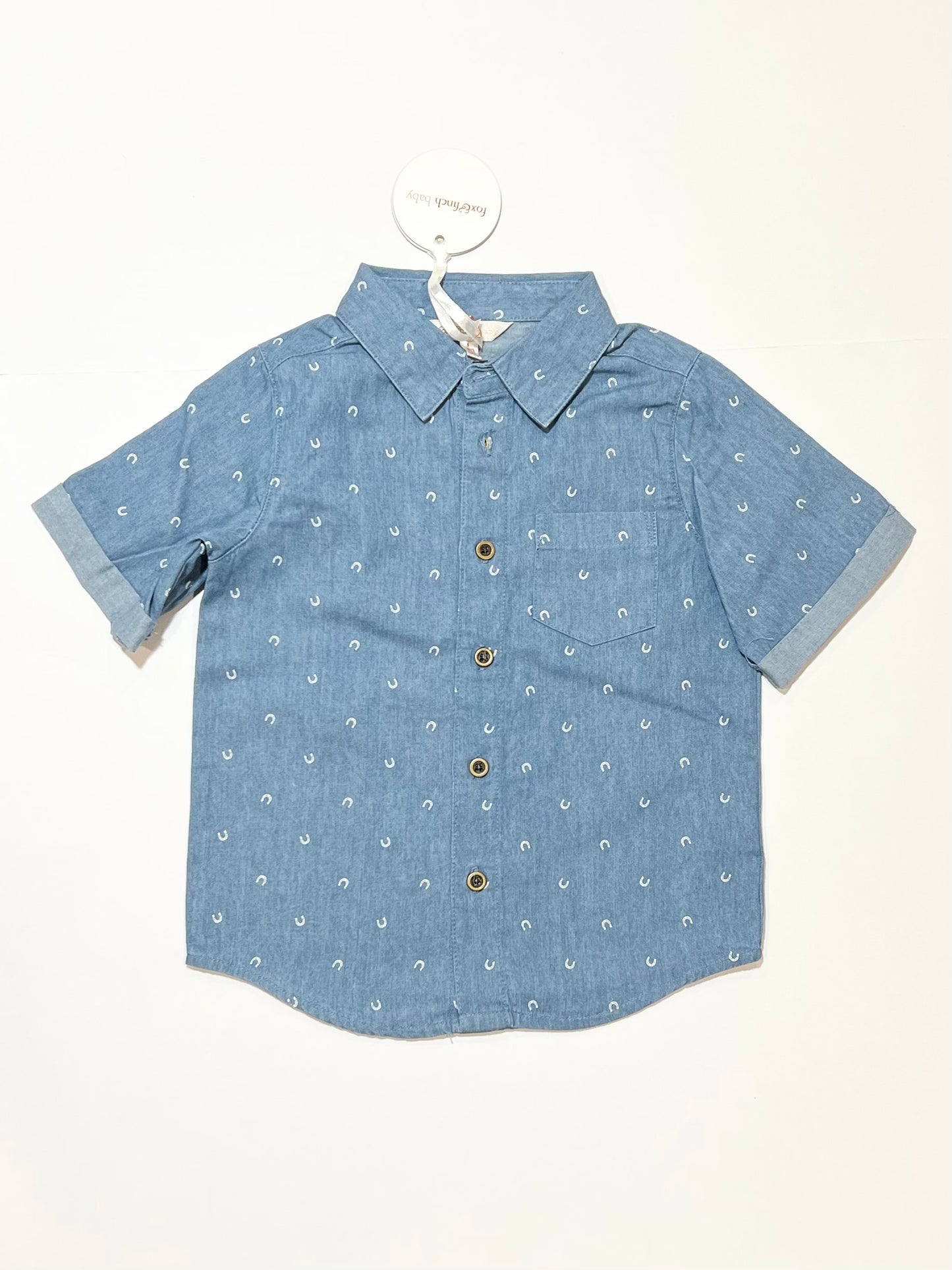 Chambray shirt brand new - Size 12 months