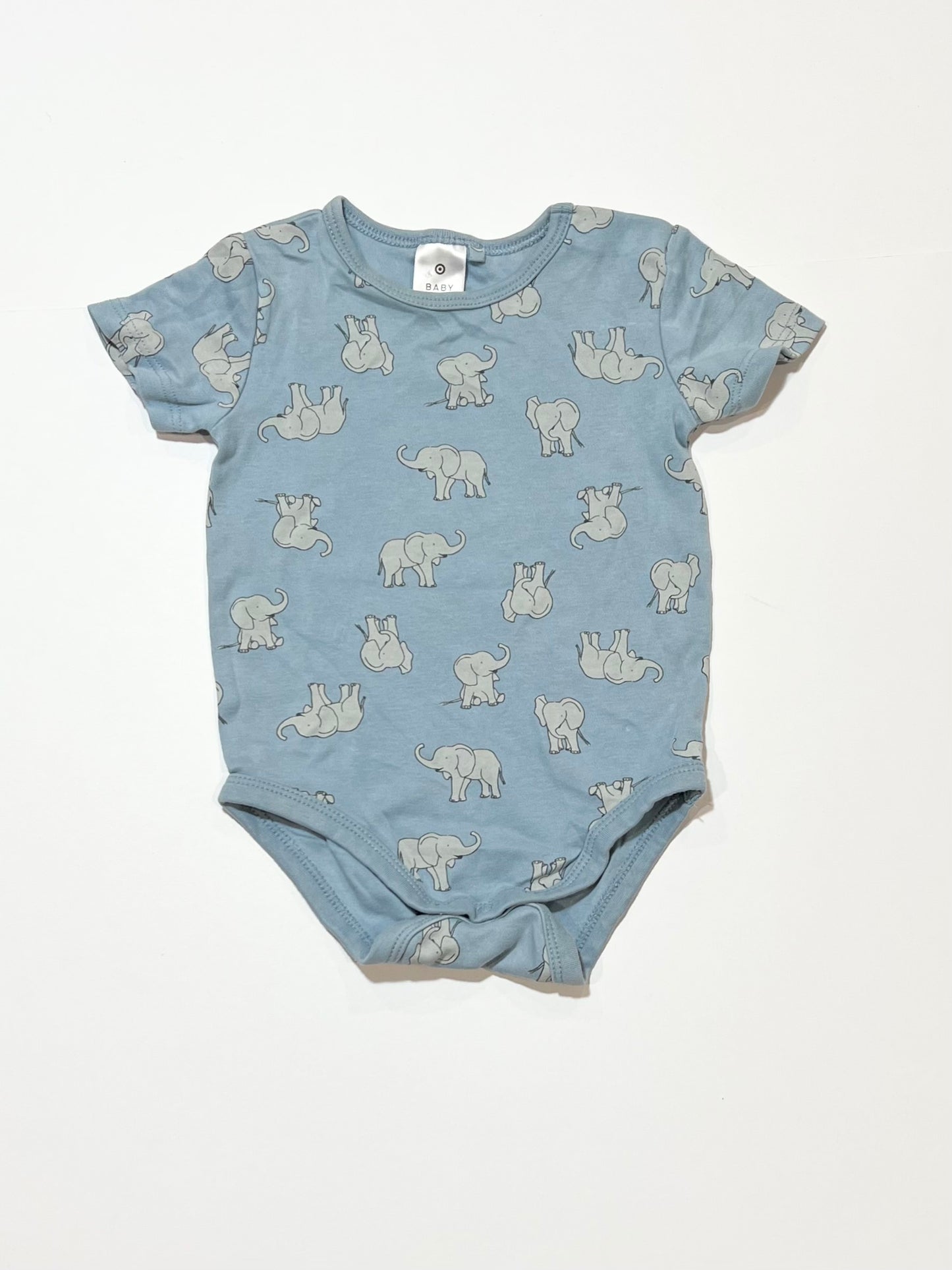 Blue elephants bodysuit - Size 1