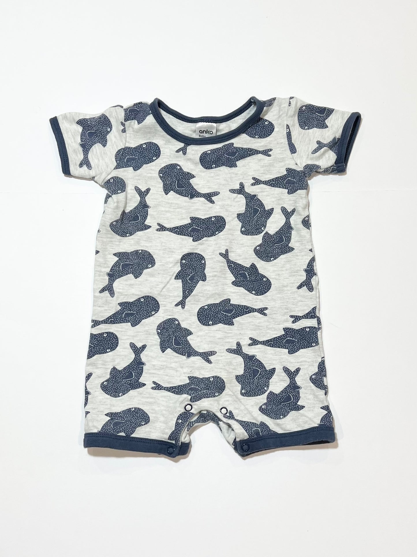 Sharks romper - Size 1