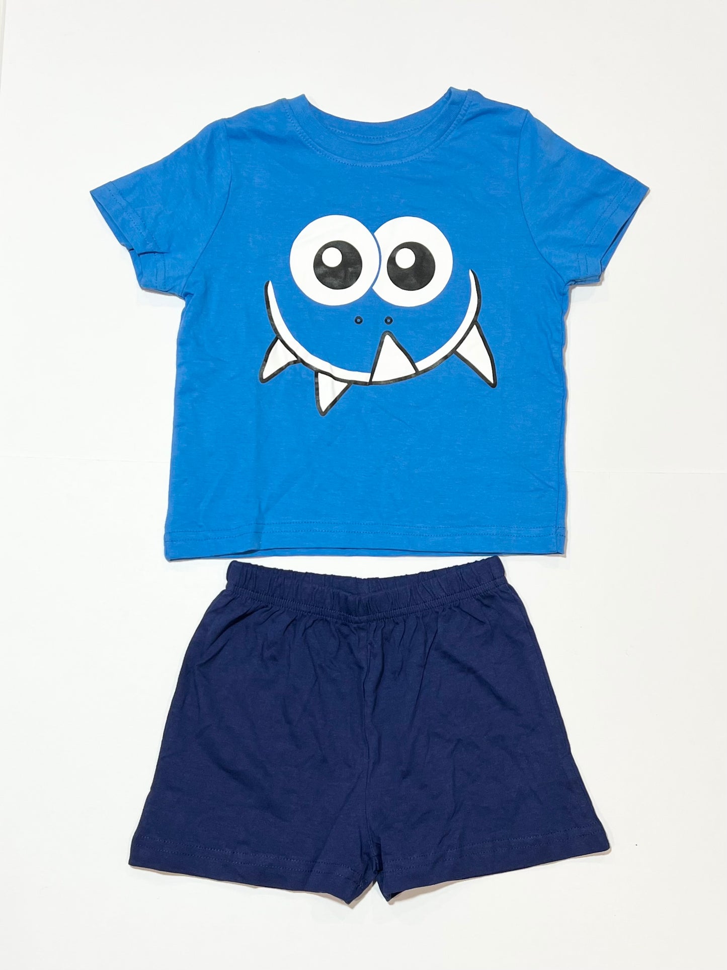 Blue monster pyjamas - Size 2