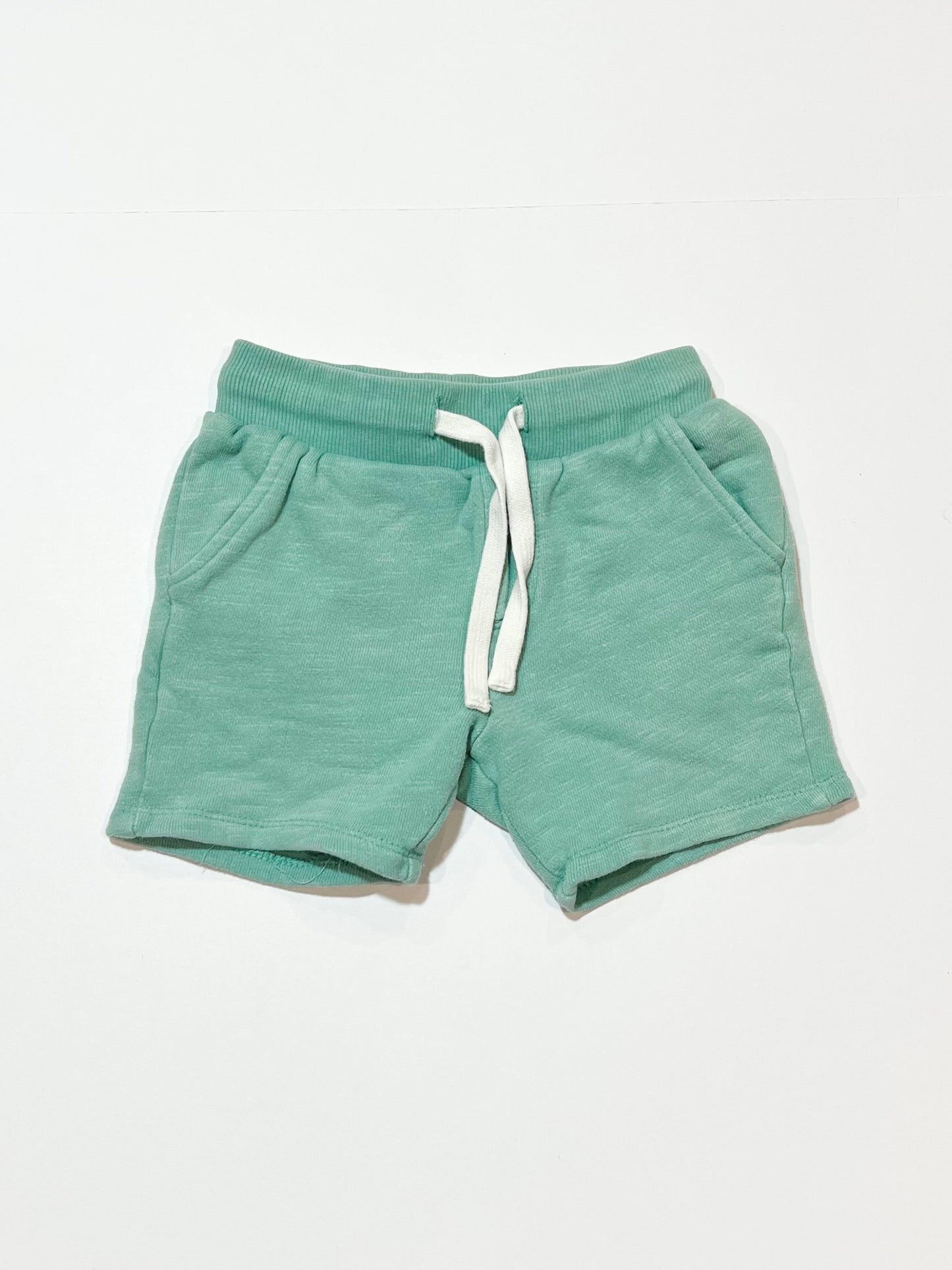 Green sweat shorts - Size 2