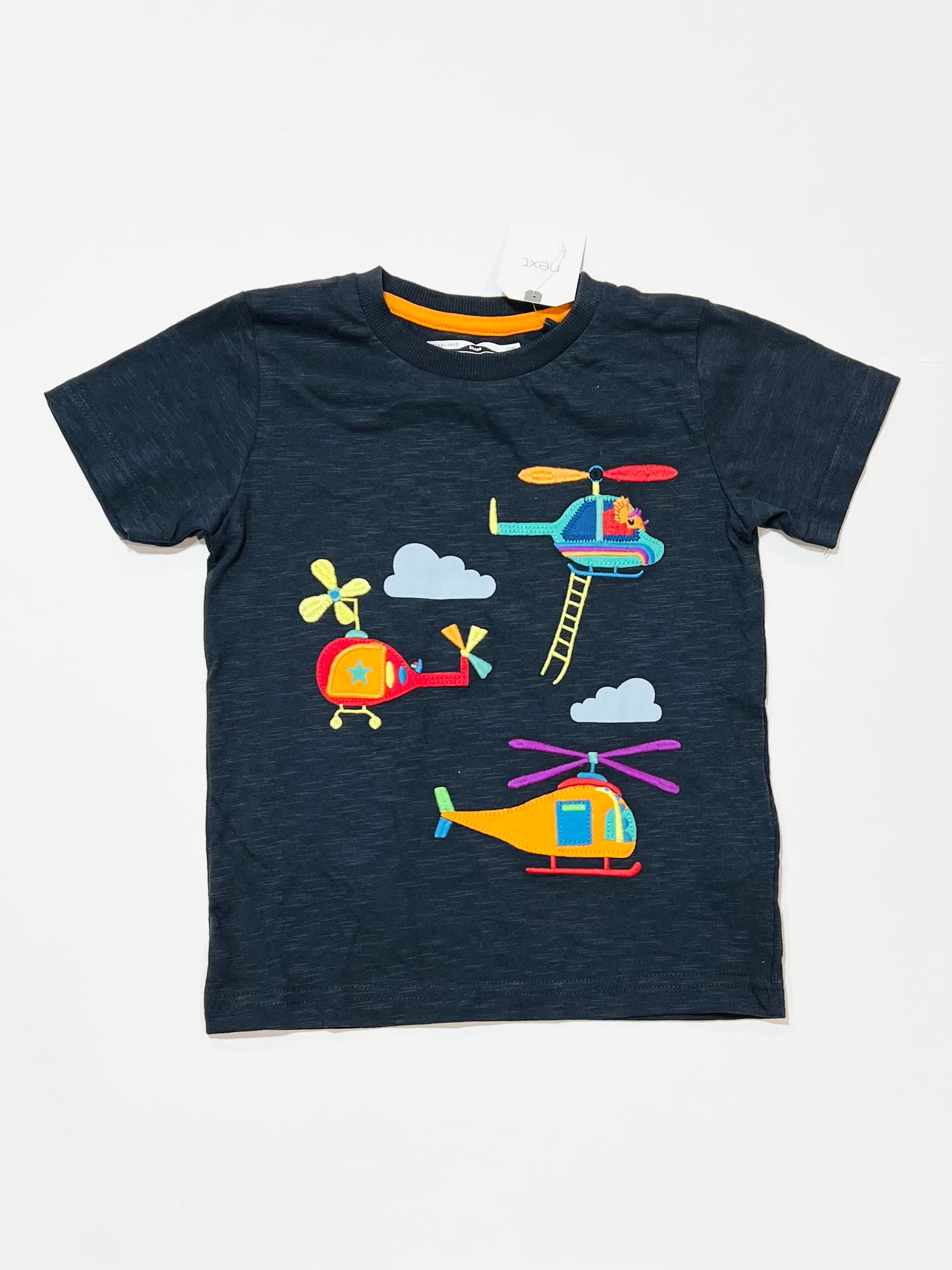 Helicopter applique tee brand new - Size 2-3
