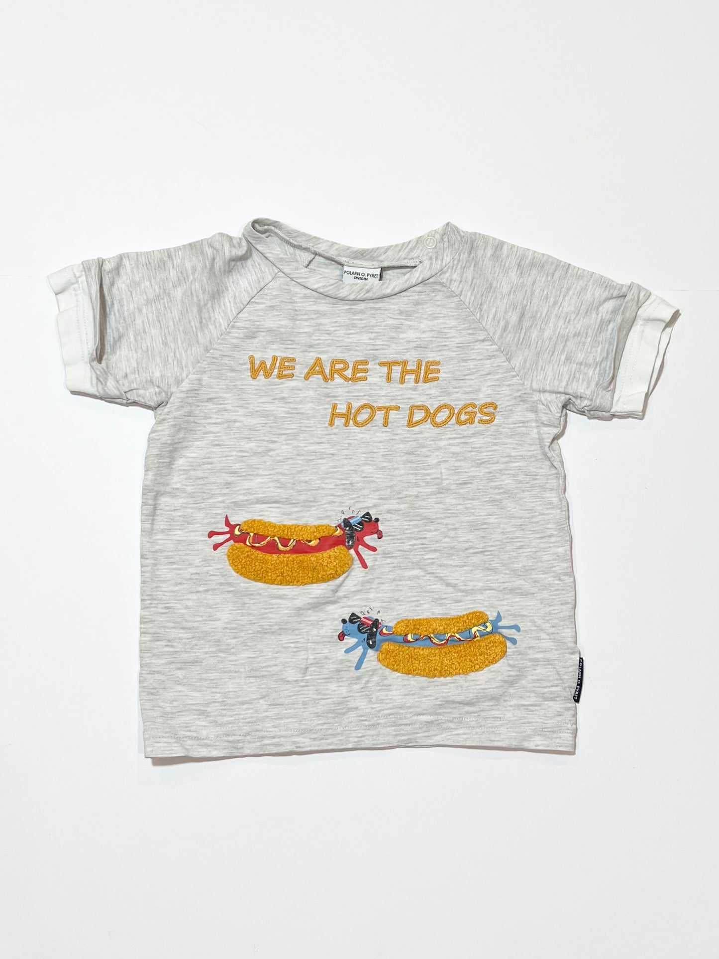 Hot dogs tee - Size 2-3
