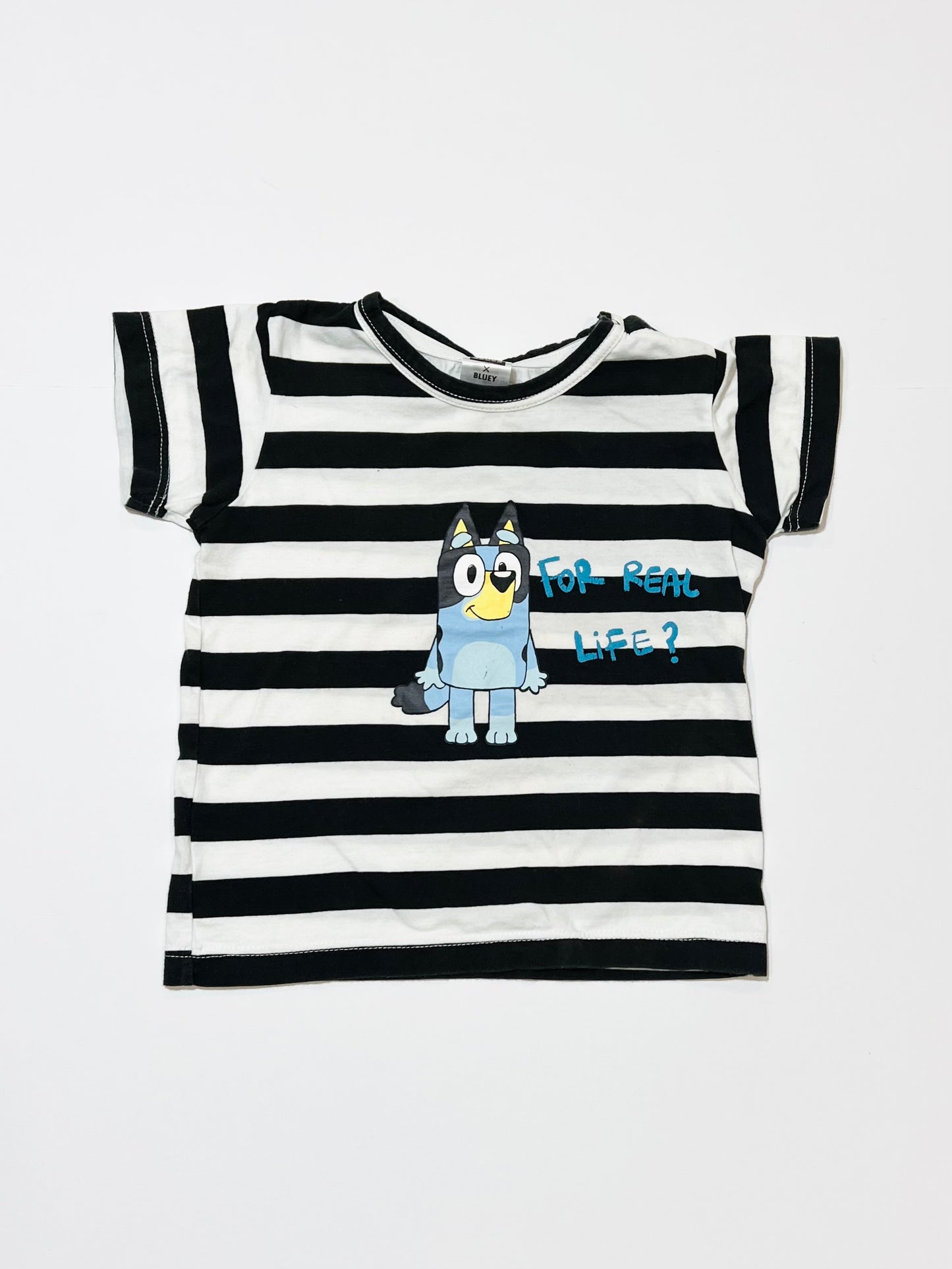 Striped Bluey tee - Size 2