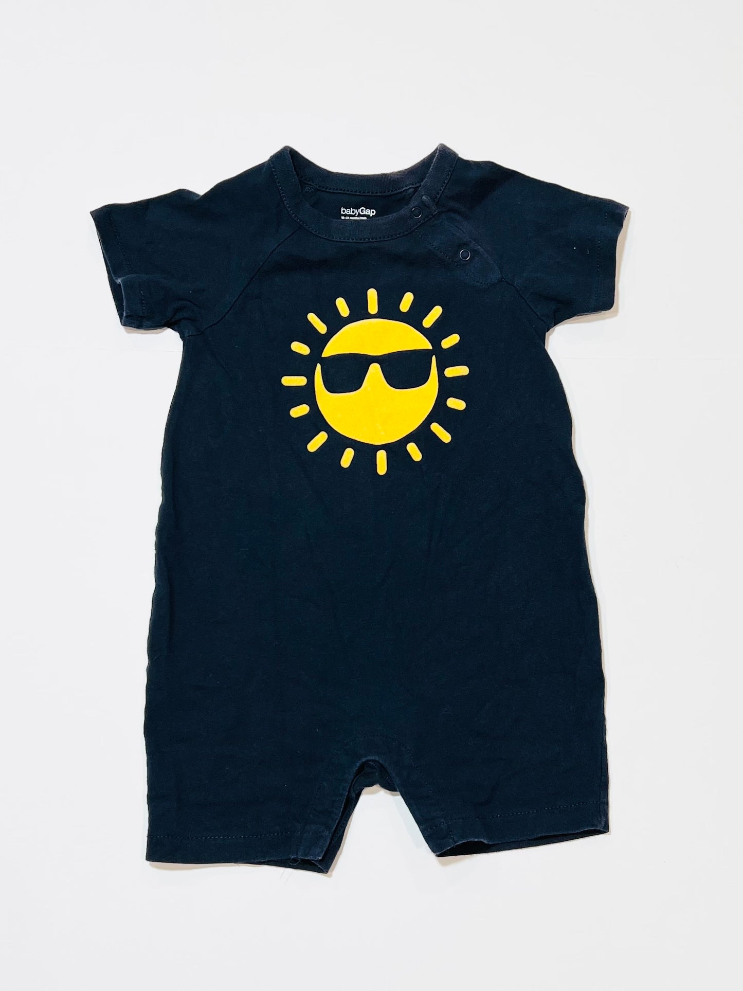 Navy sun romper - Size 2