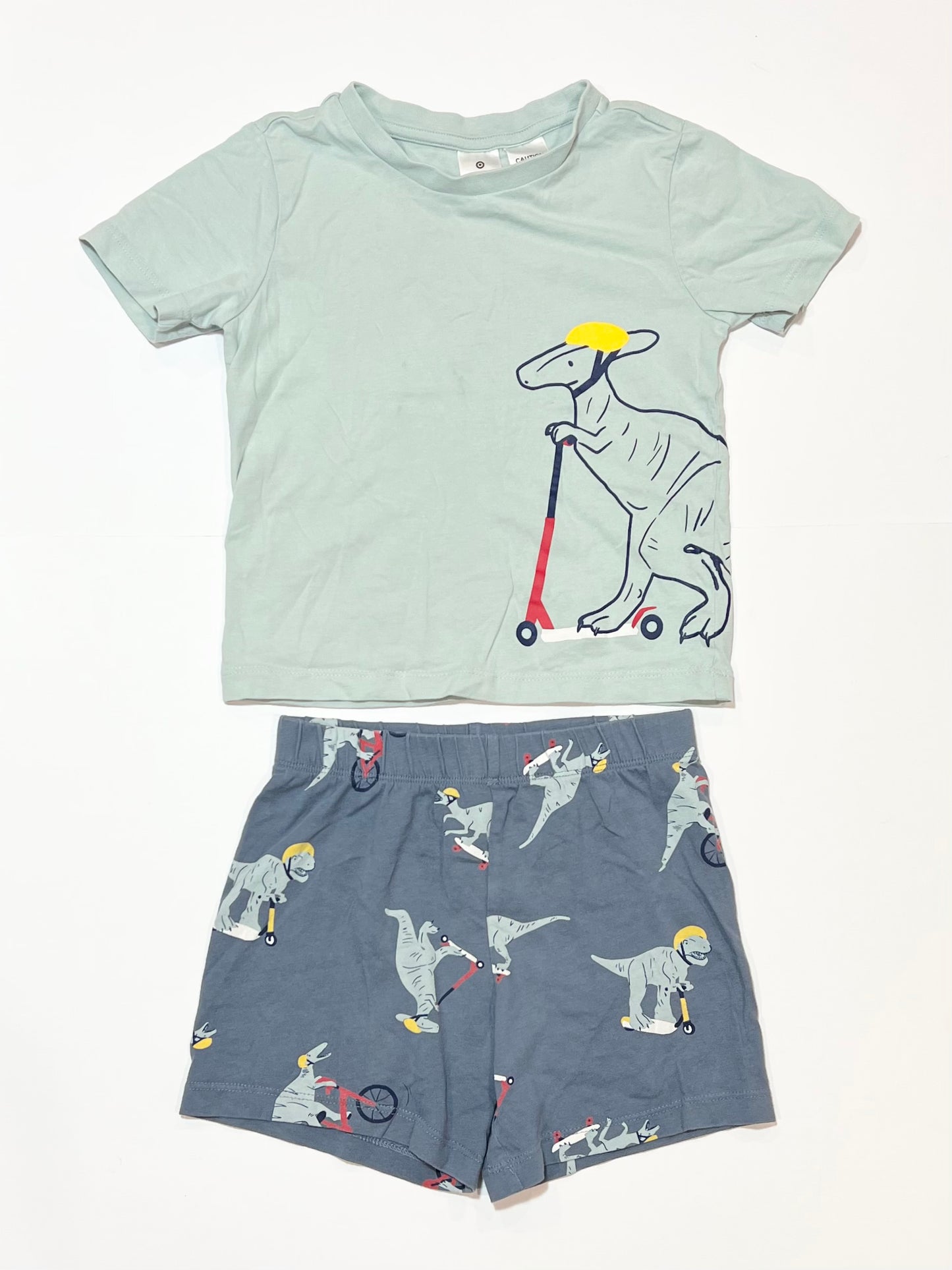 Scooting dinos pyjamas - Size 3