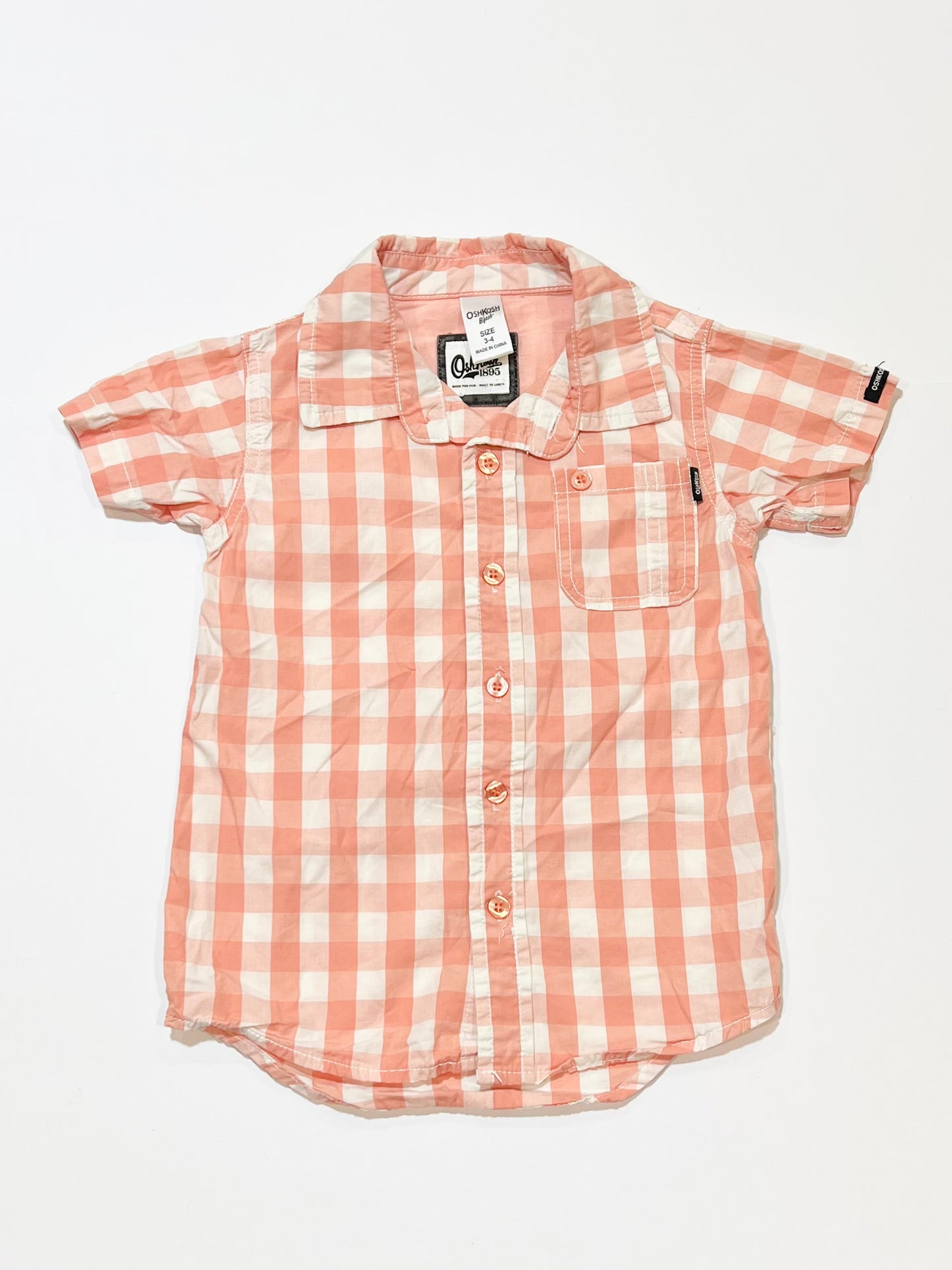 Checkered shirt - Size 3-4