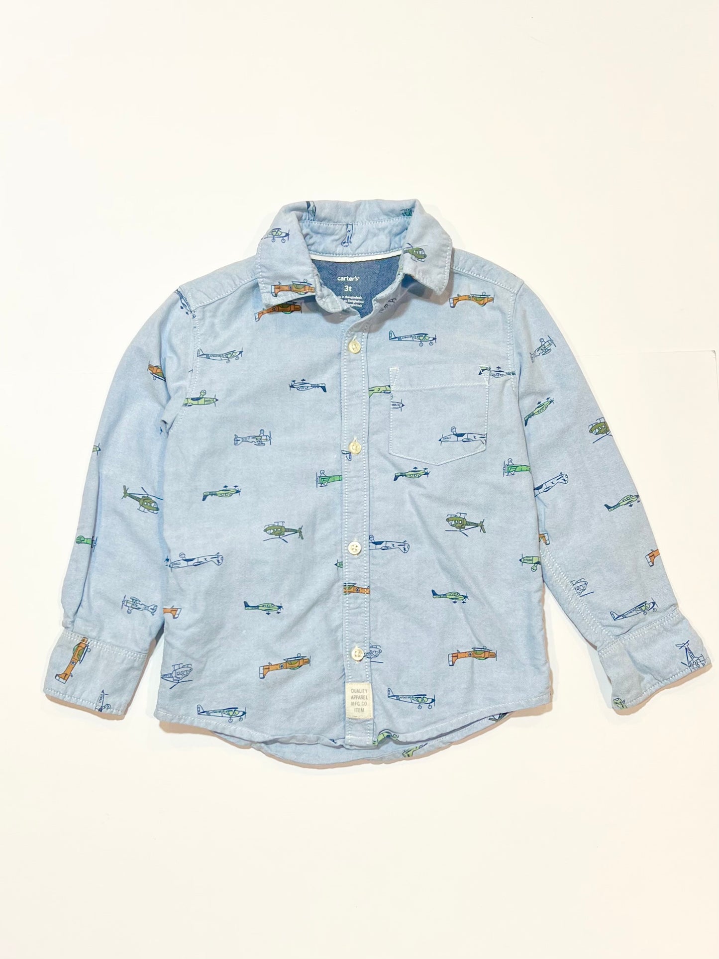 Aeroplanes shirt - Size 3