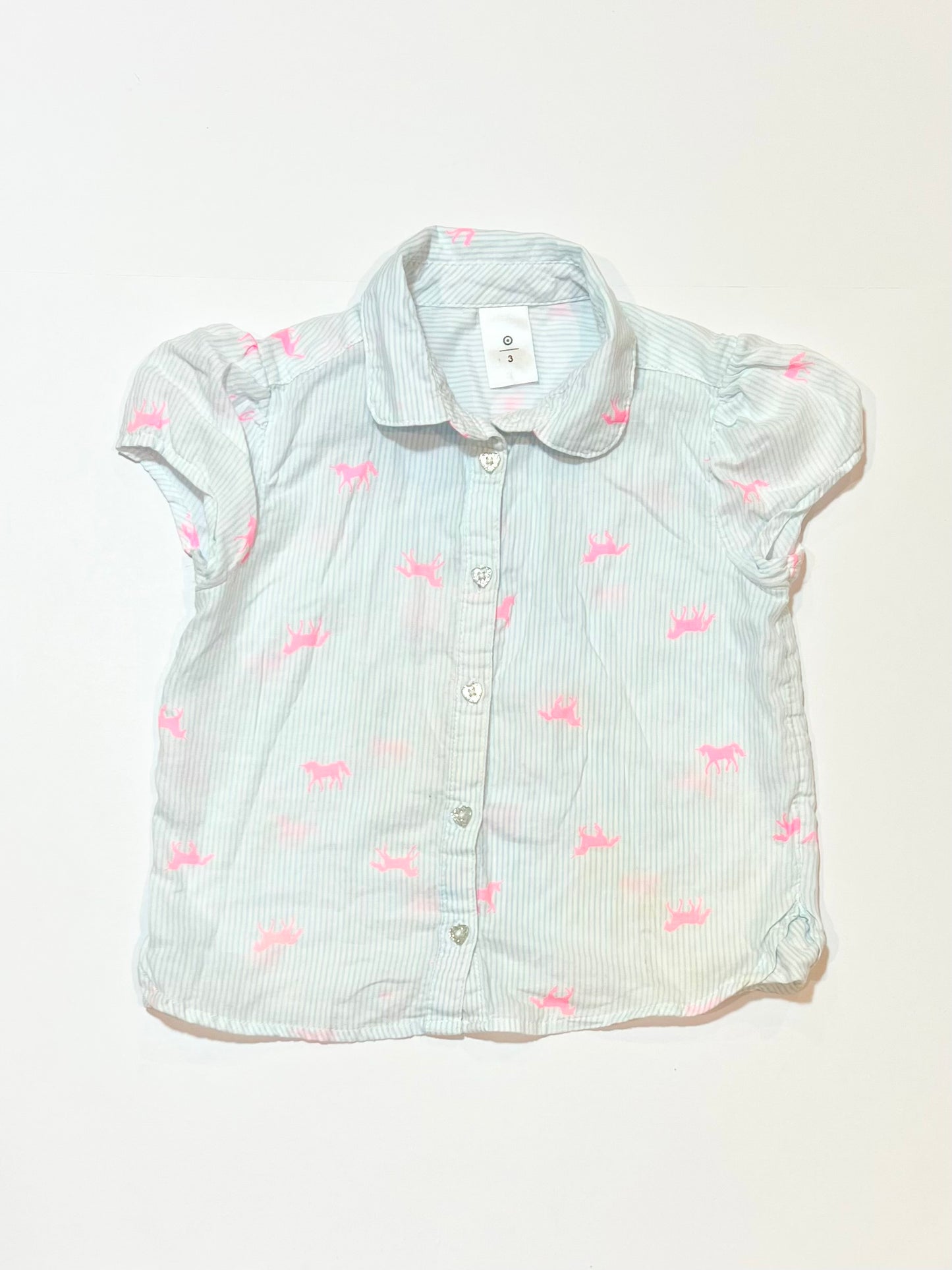 Striped horse shirt - Size 3